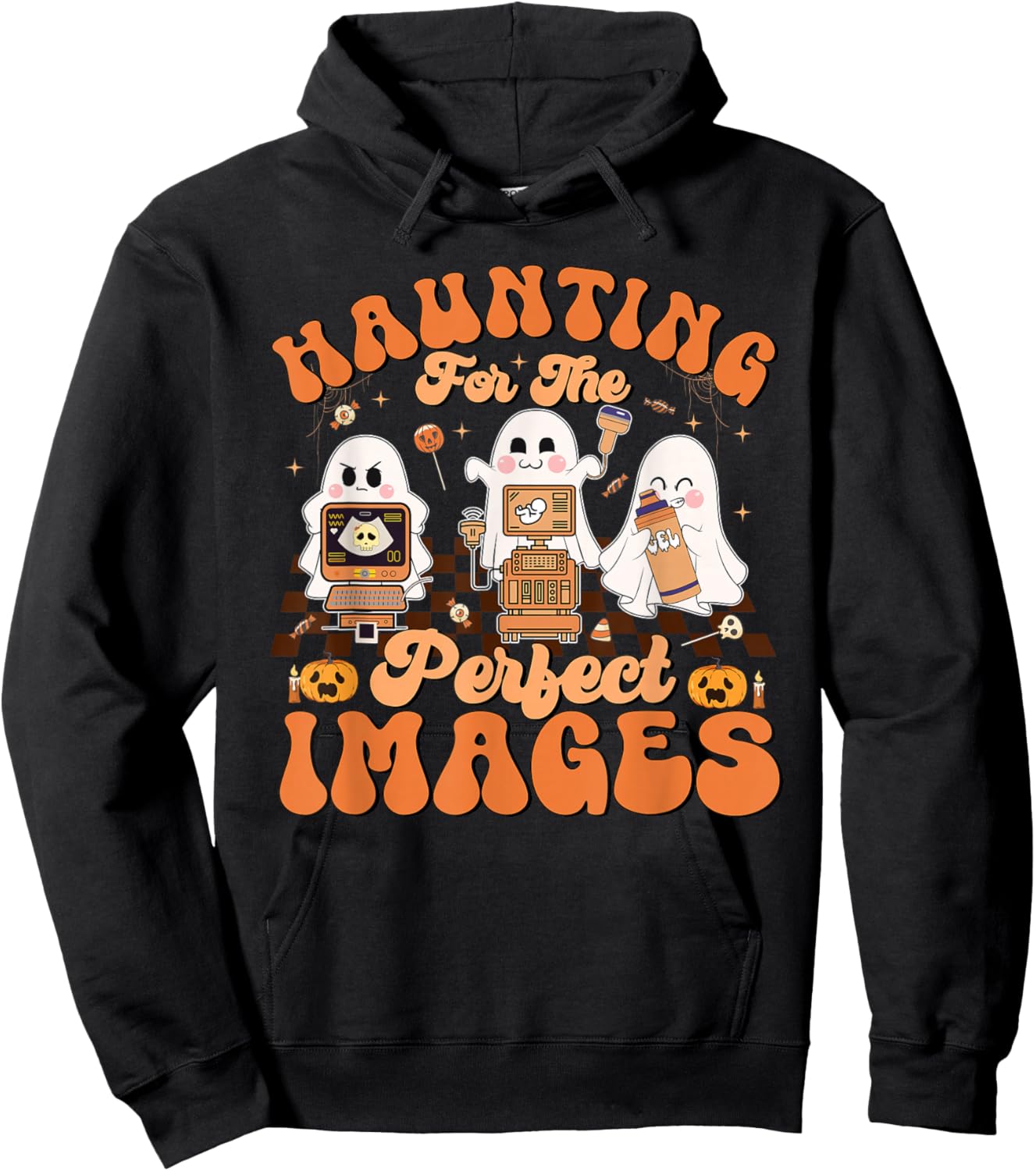 Haunting For The Perfect Images Medical Ultrasound Tech Hoodie - Hoodie | Black