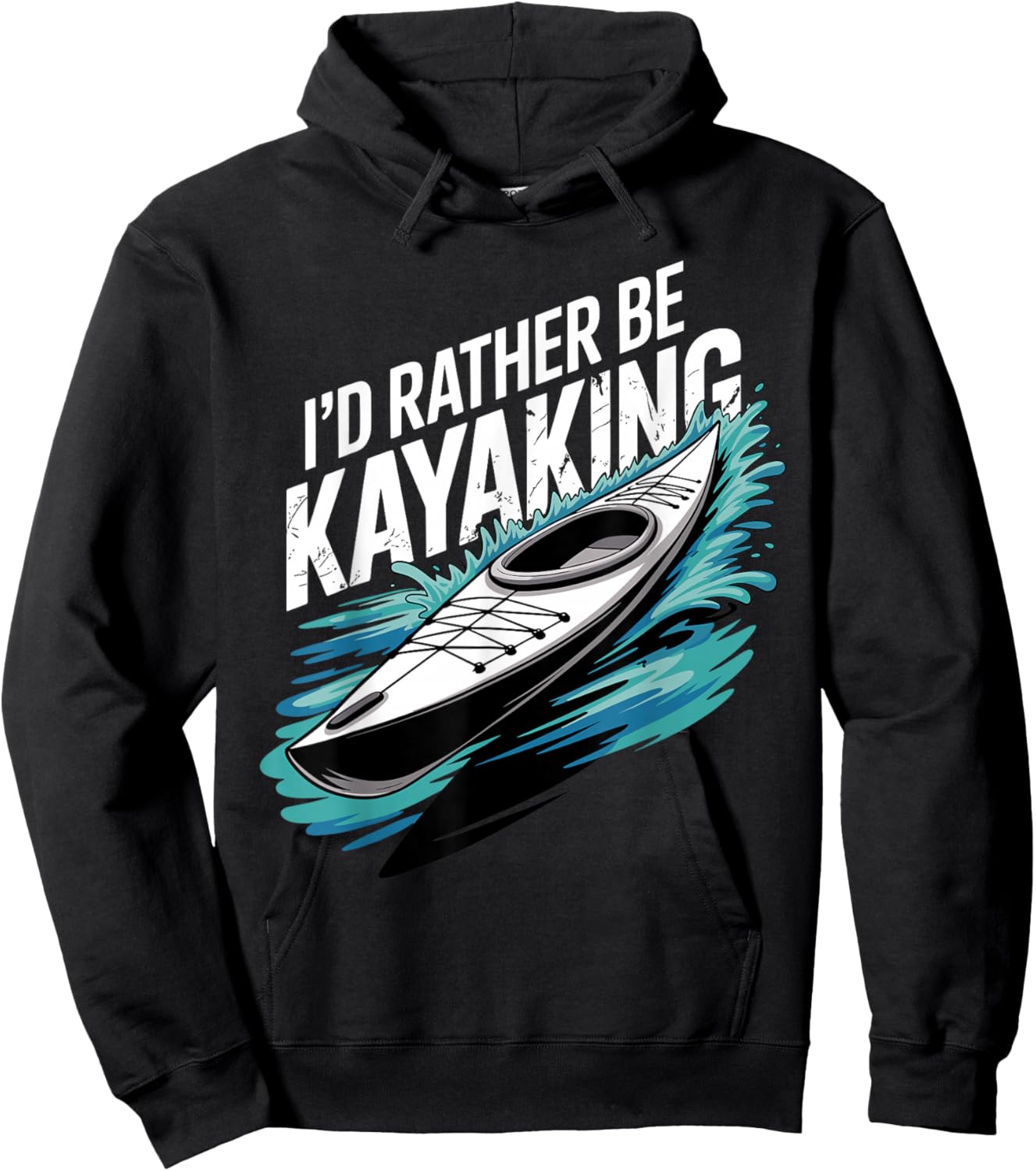 Kayak Novelty Women Kayaker Kayaking Kayak Lover Hoodie - Hoodie | Black