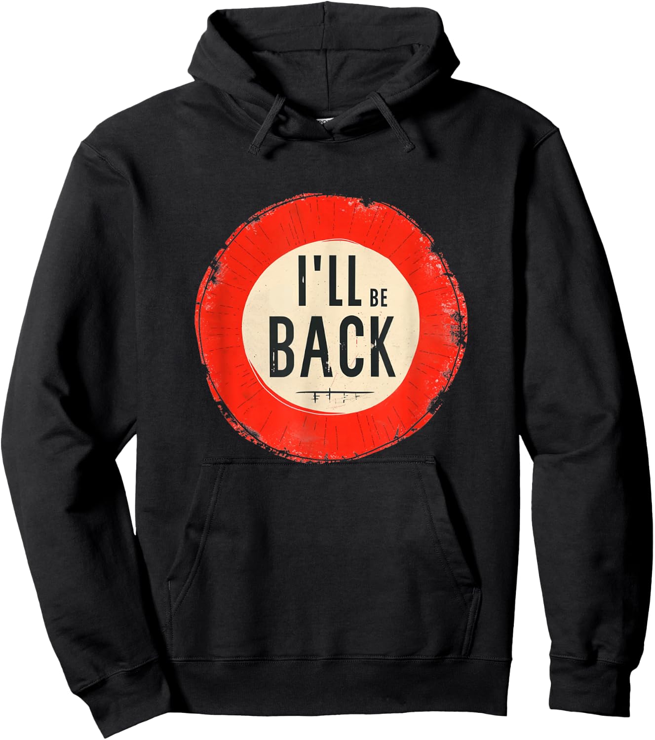 I'll be back Costume for Boys and Girls Hoodie - Hoodie | Black