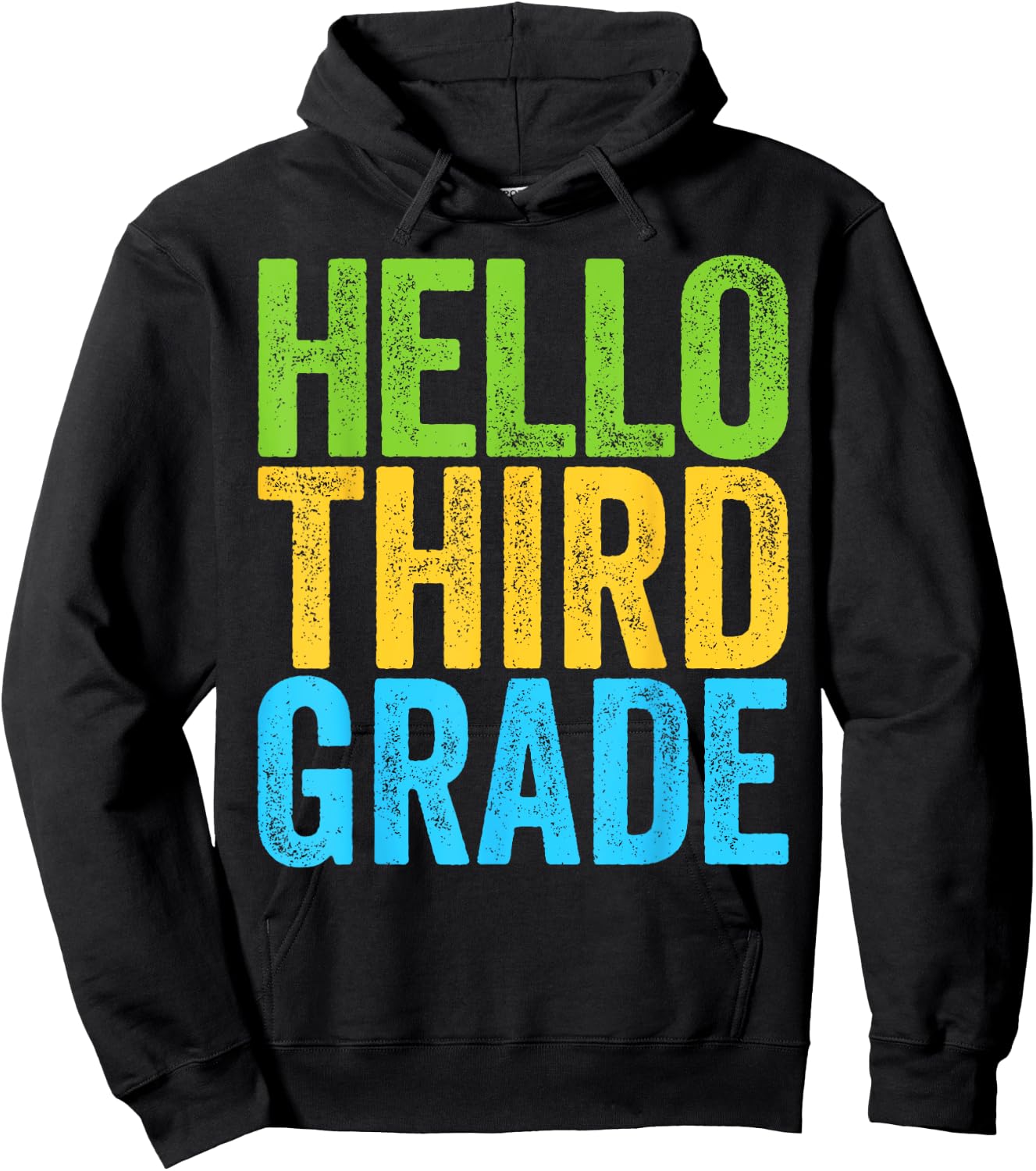 Hello Third Grade Shirt 3rd Grade Back To School Teacher Hoodie - Hoodie | Black