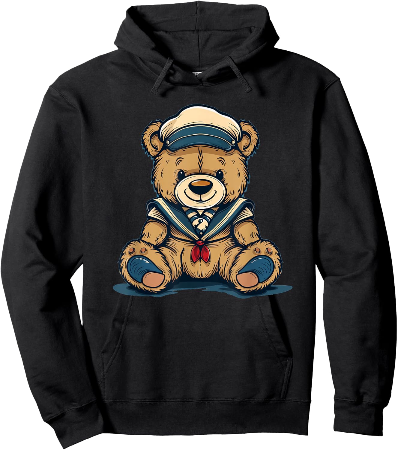 Awesome Sailor Teddy Bear for Boys and Girls Hoodie - Hoodie | Black