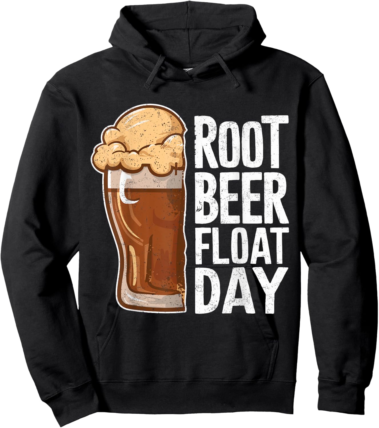 Root Beer Float Day Funny Vanilla Ice 8th August Hoodie - Hoodie | Black