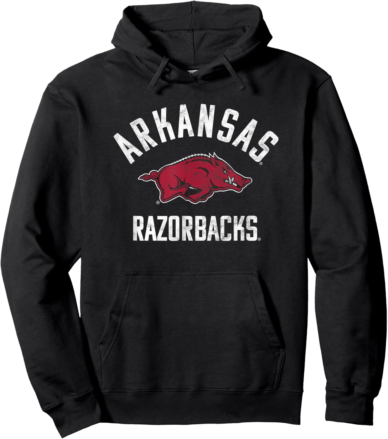 University of Arkansas Razorbacks Large Hoodie - Hoodie | Black
