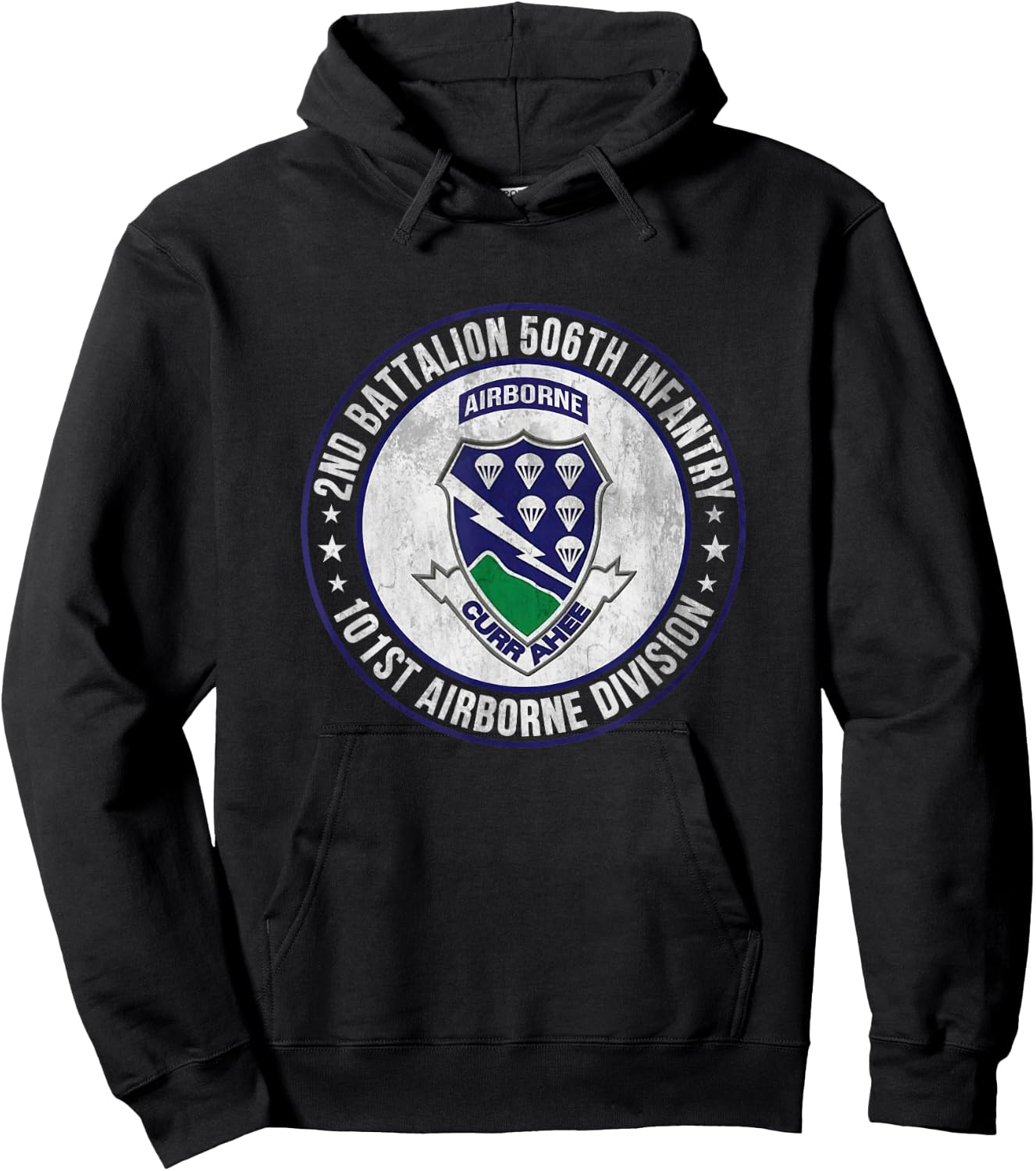 2nd Battalion 506th Infantry 101st Airborne Division Veteran Hoodie - Hoodie | Black