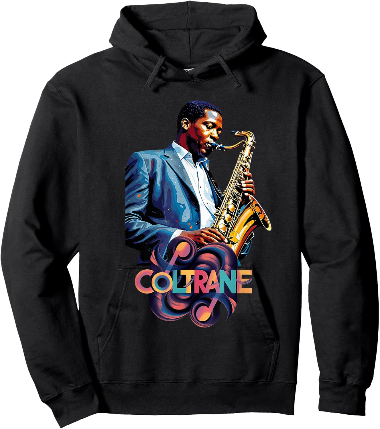 Yes, I Speak Coltrane - Jazz Music Lover Hoodie - Hoodie | Black