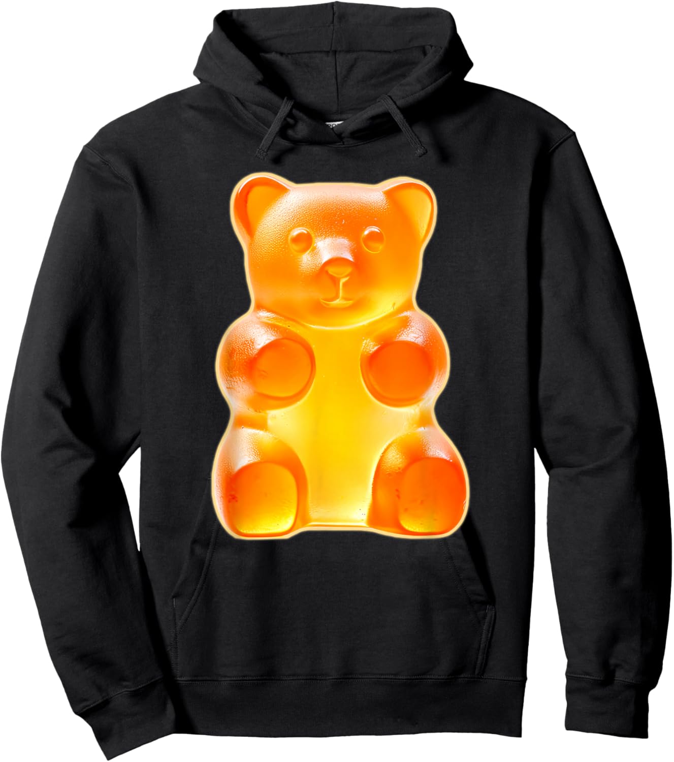 Orange Gummy Bear Hoodie - Hoodie | Black