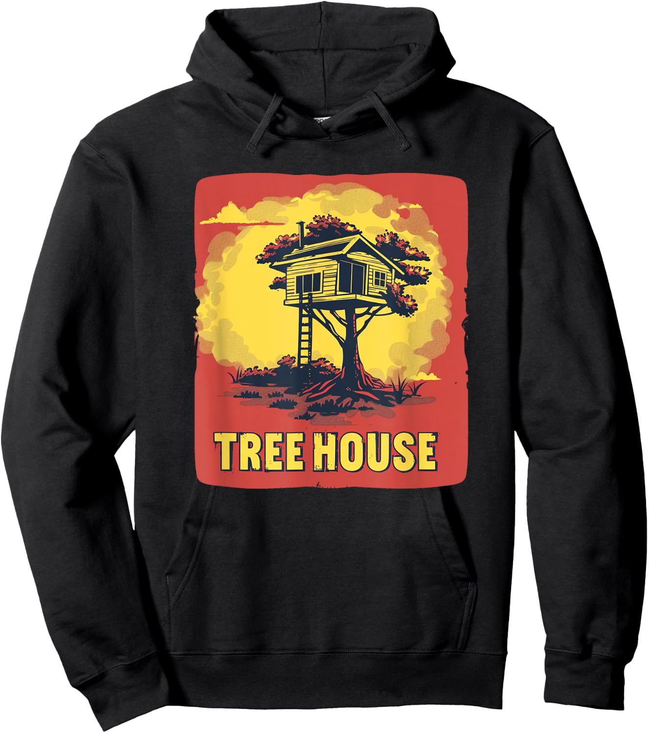 Happy Treehouse Outfit for Boys and Girls Hoodie - Hoodie | Black