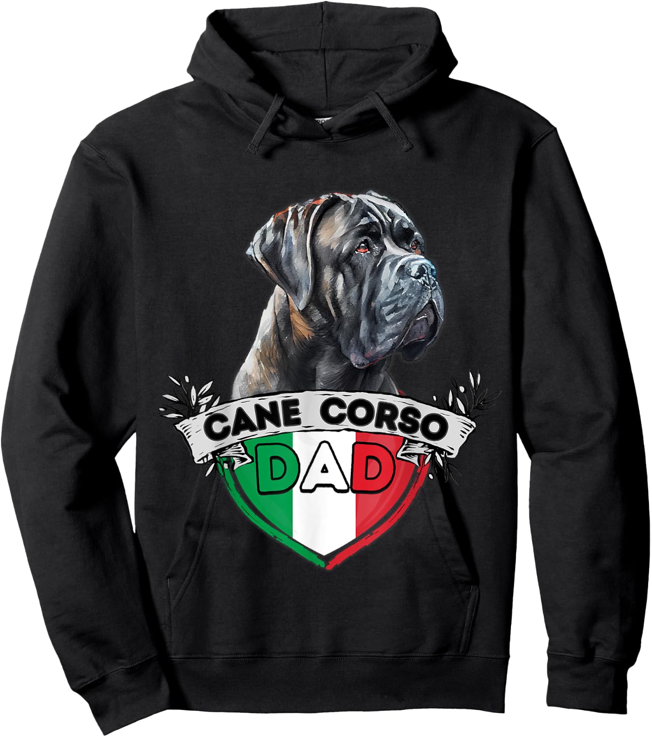 Cane Corso Dad Hoodie - Hoodie | Black
