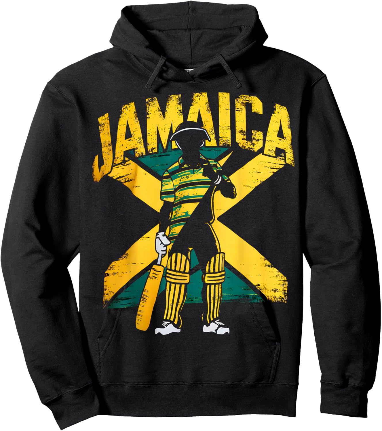 Jamaica Cricket Hoodie - Hoodie | Black