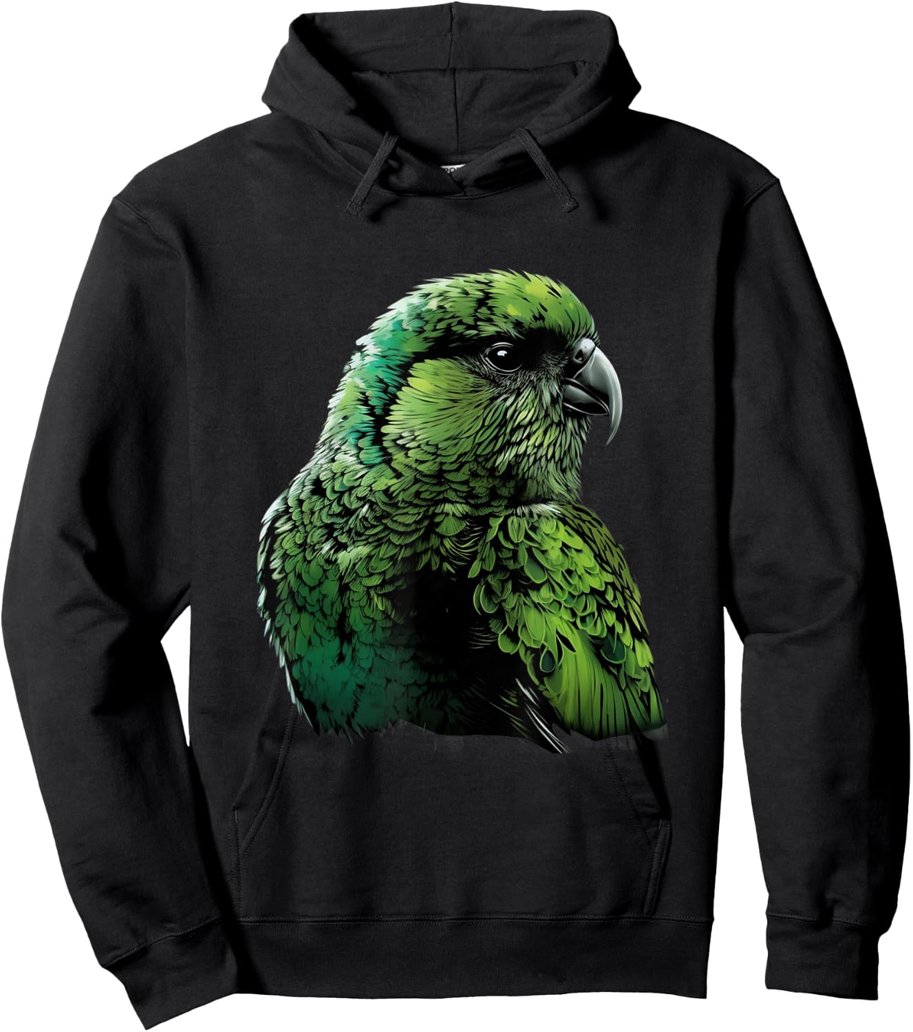 Kakapo Parrot New Zealand Kakapo Bird Parrot Owl Kakapo Hoodie - Hoodie | Black