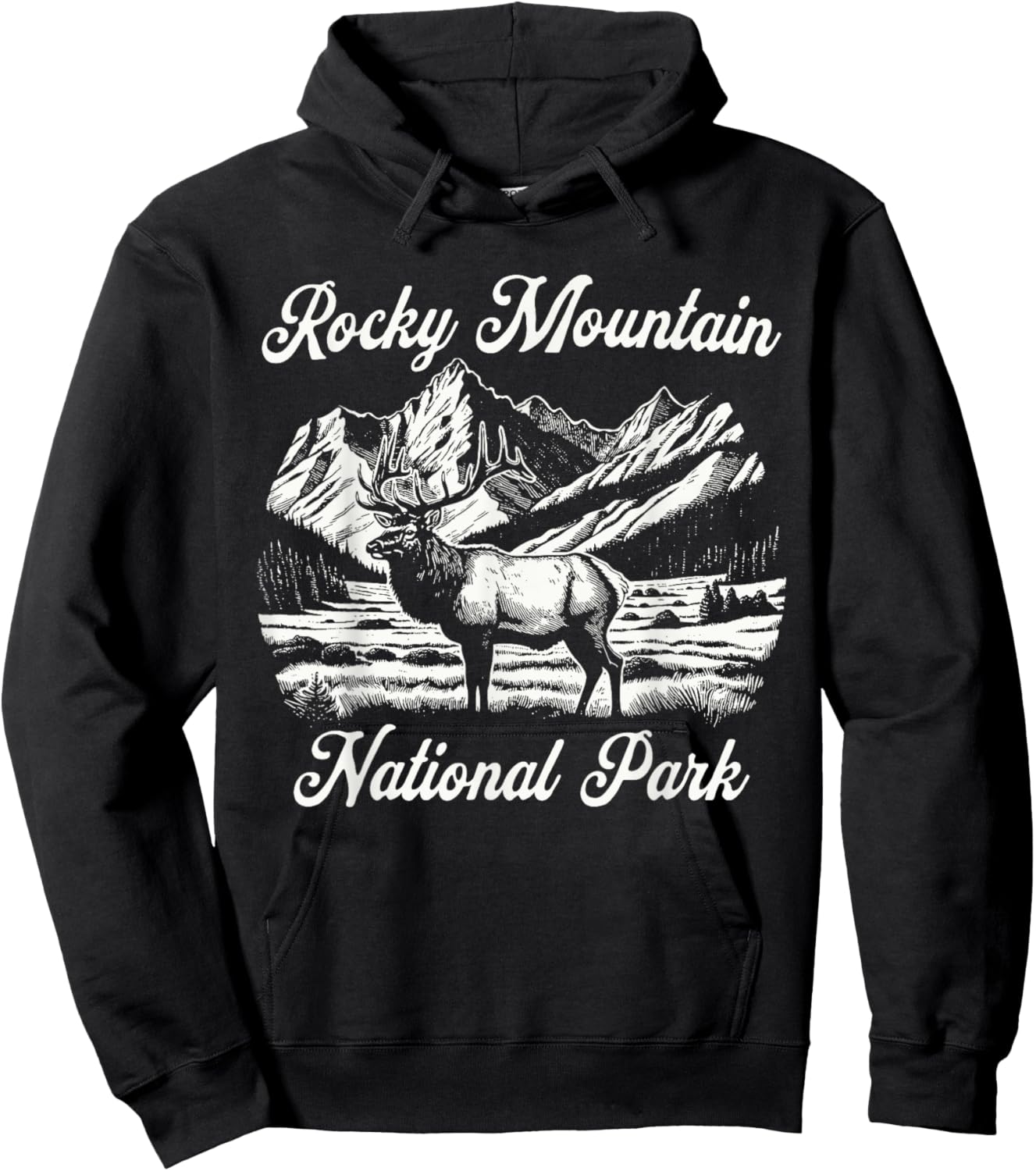 Rocky Mountain National Park Hoodie - Hoodie | Black