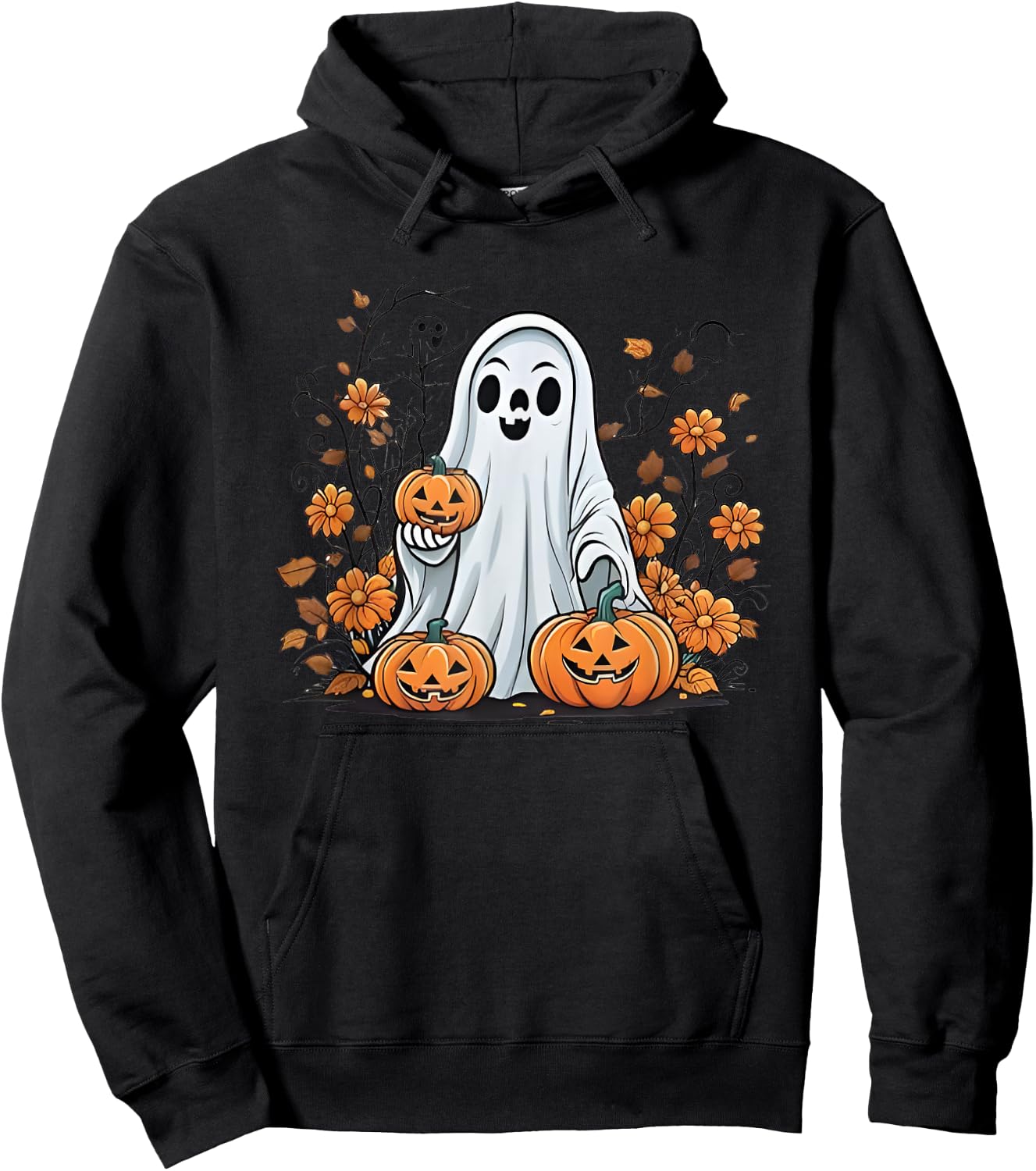 Halloween Ghost Funny Women Hoodie - Hoodie | Black