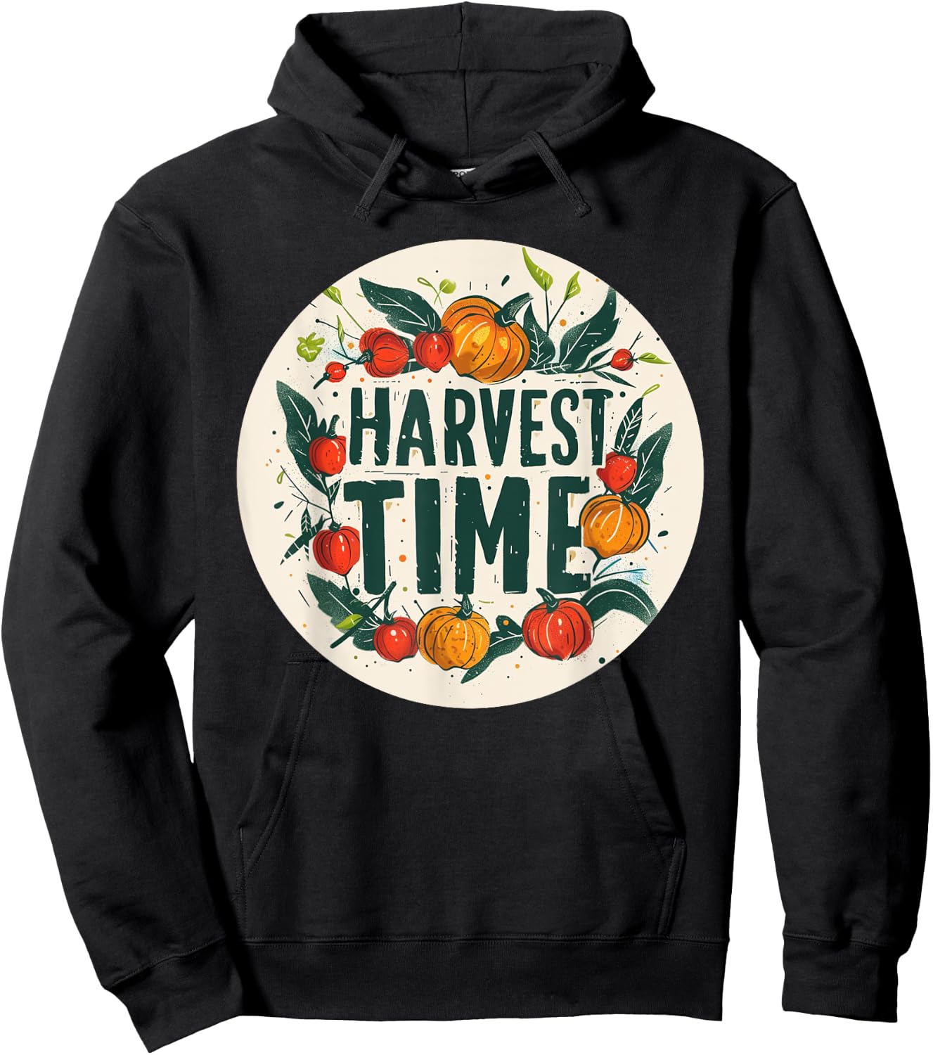 Harvest Time Costume for Farmer and Harvest Season Lovers Hoodie - Hoodie | Black