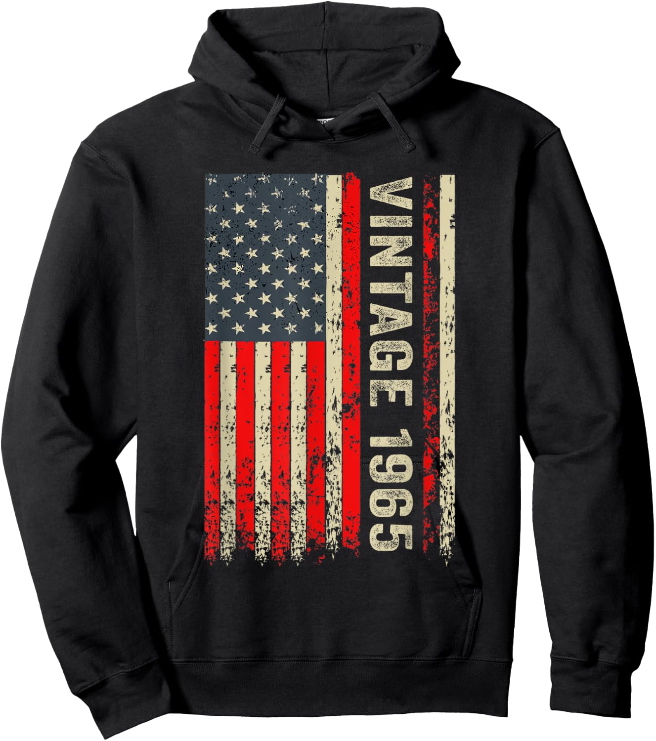 60 Years Old Vintage 60 Birthday 1965 60th Birthday Men Hoodie - Hoodie | Black