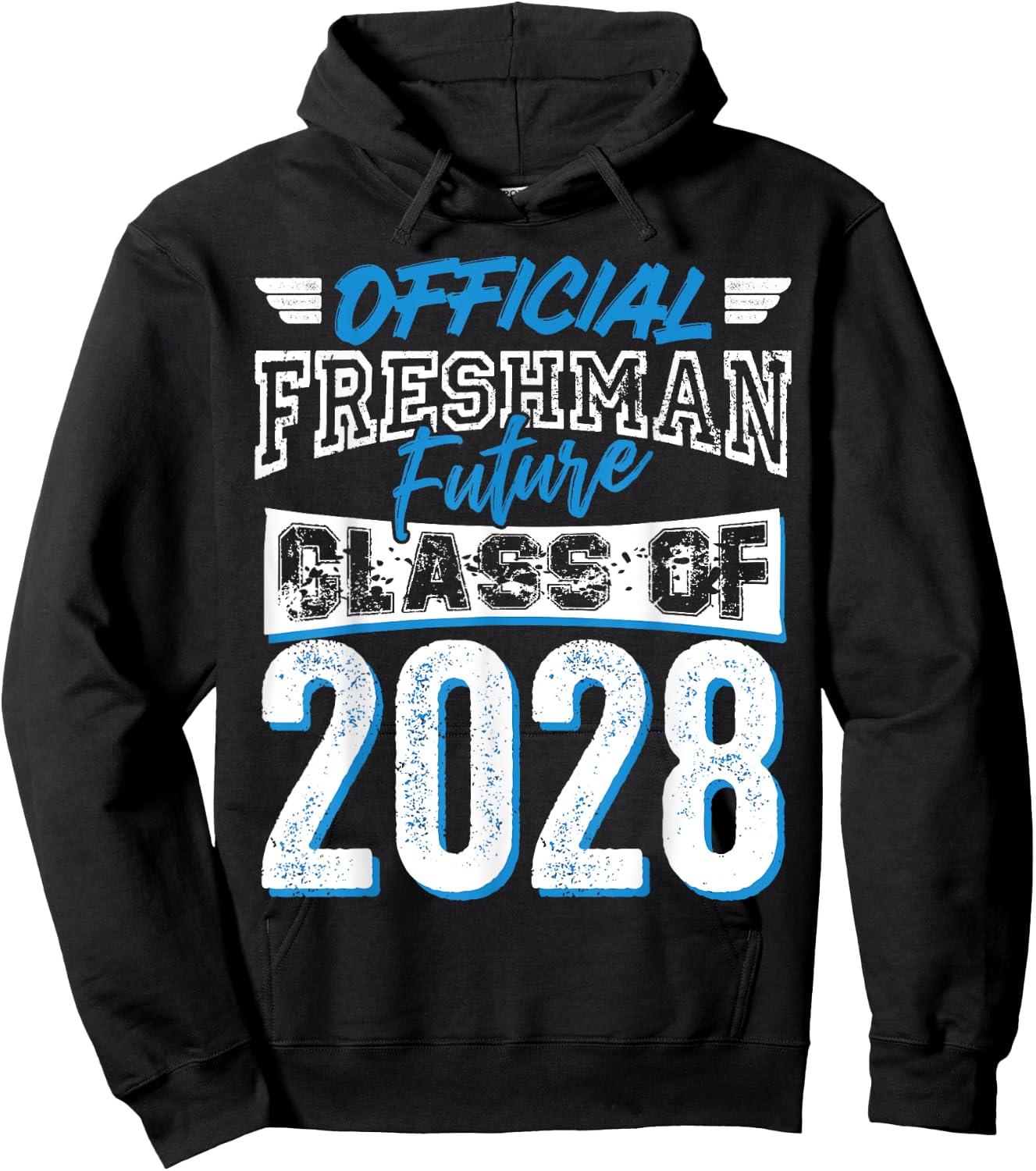 Official Freshman Future Class 2028 9th Grade First Day Crew Hoodie - Hoodie | Black