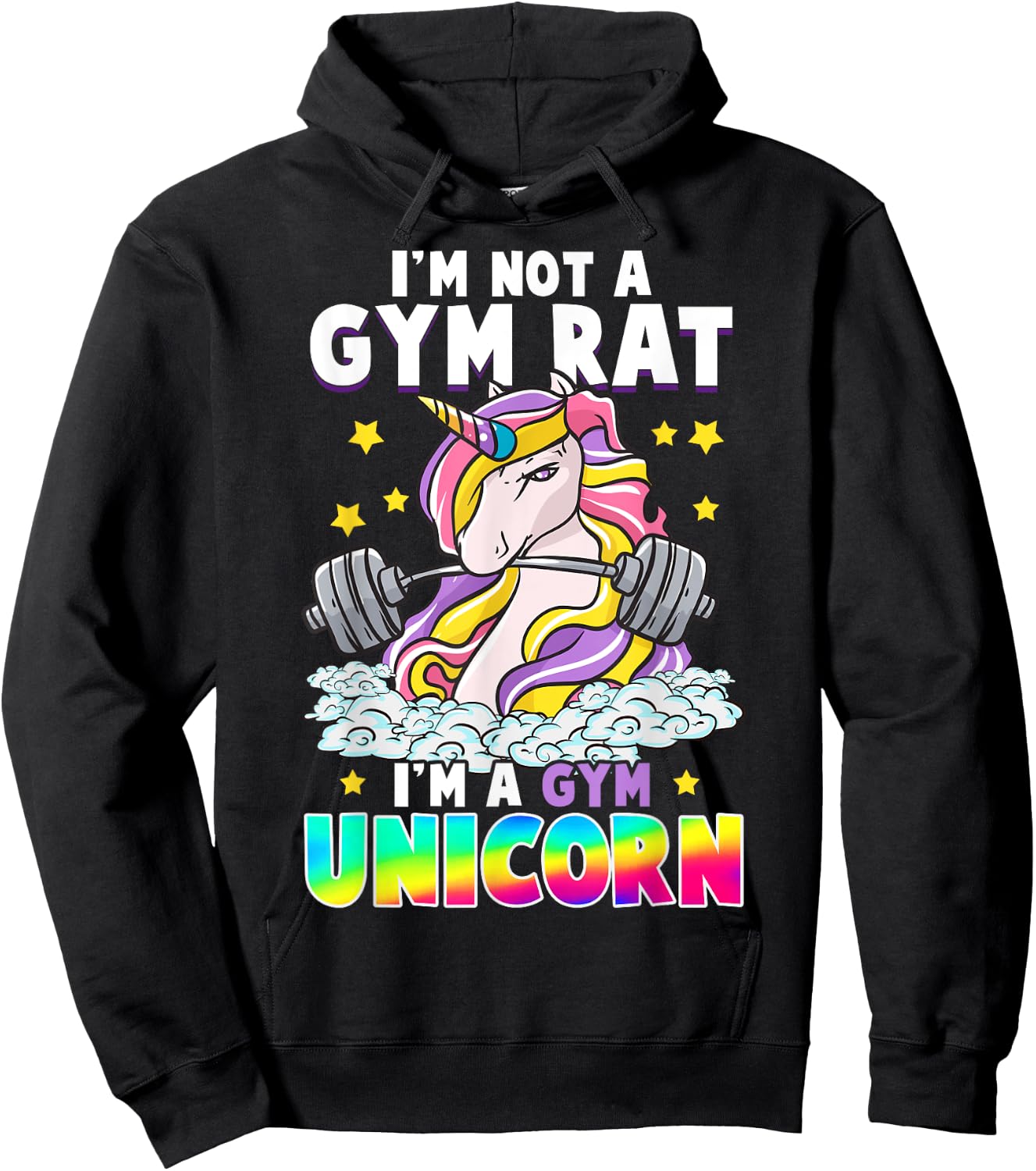 Healthy Life Choices Gift Women Mom Aunt Sister Unicorn Funny Gym Workout Exercise Unicorns Funny Hoodie - Hoodie | Black