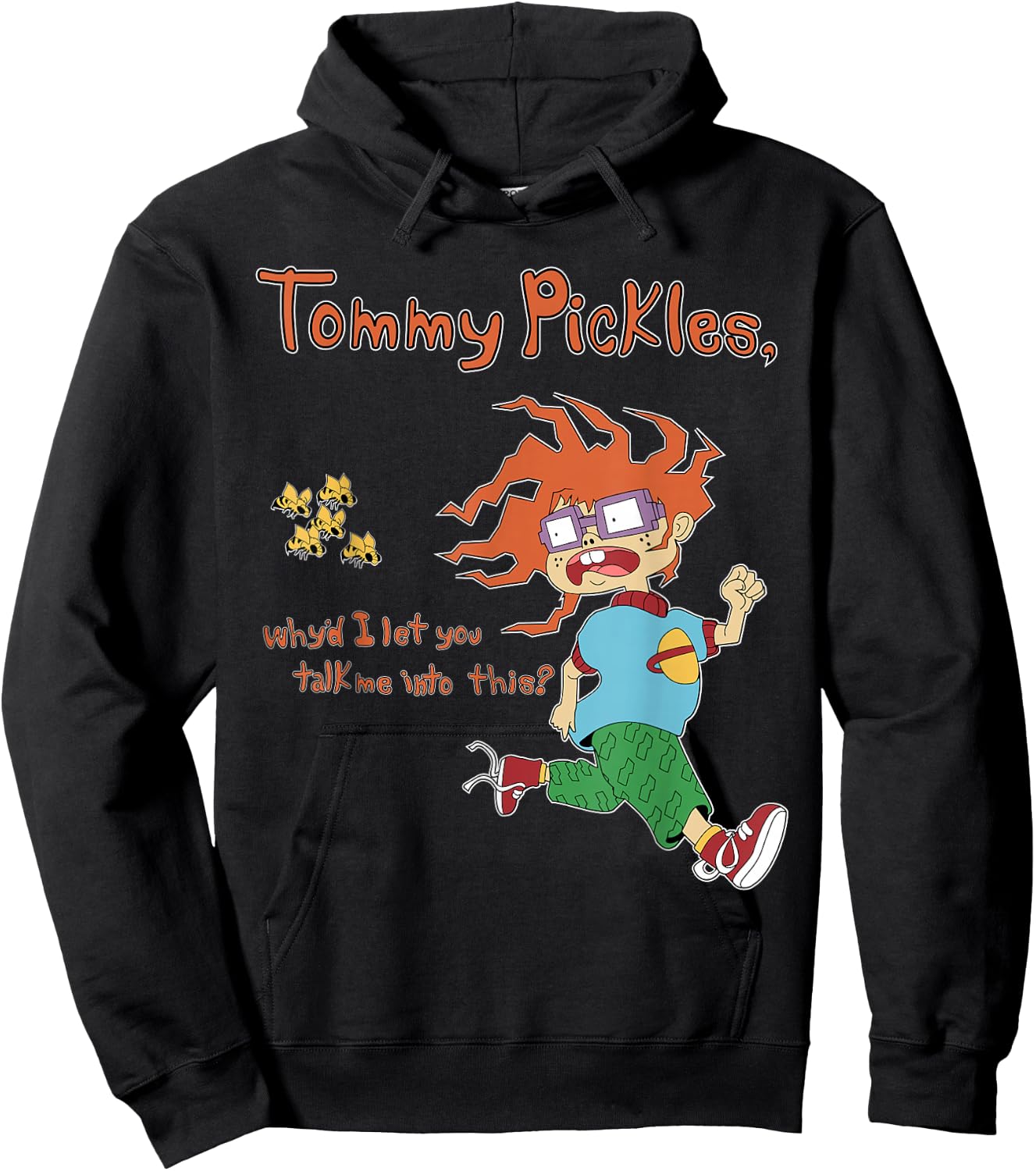 Mademark x Rugrats - Chuckie “Tommy Pickles, Why’d I Let You Talk Me Into This” Hoodie - Hoodie | Black