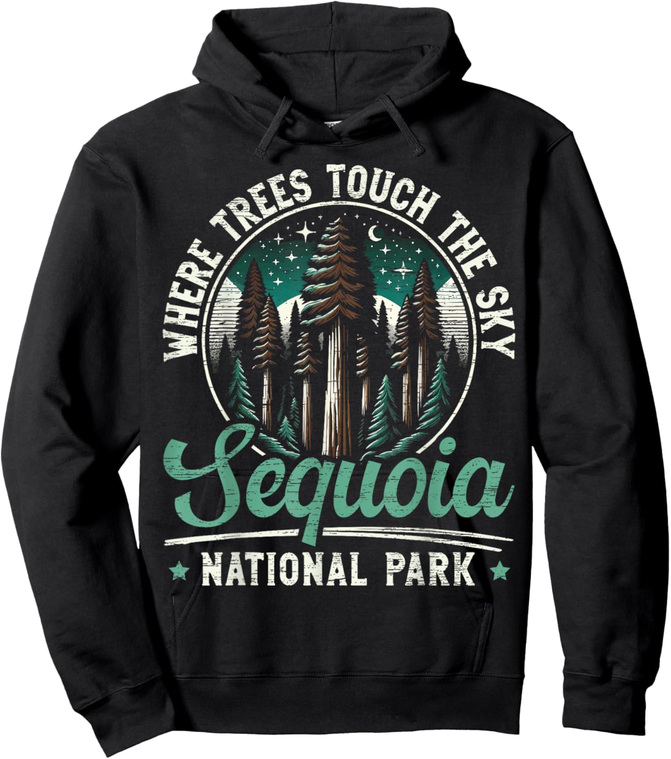 Sequoia National Park Outdoor Travel USA America Hoodie - Hoodie | Black