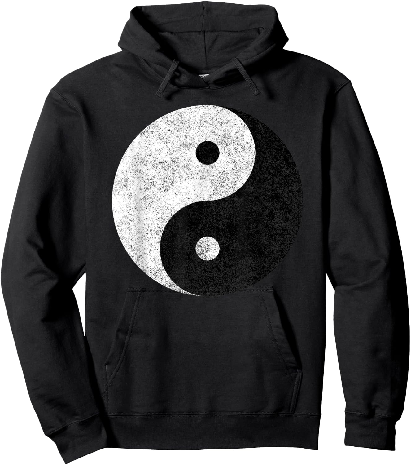 Yin Yang Symbol Tao Taijitu Yoga Peace Love Hoodie - Hoodie | Black