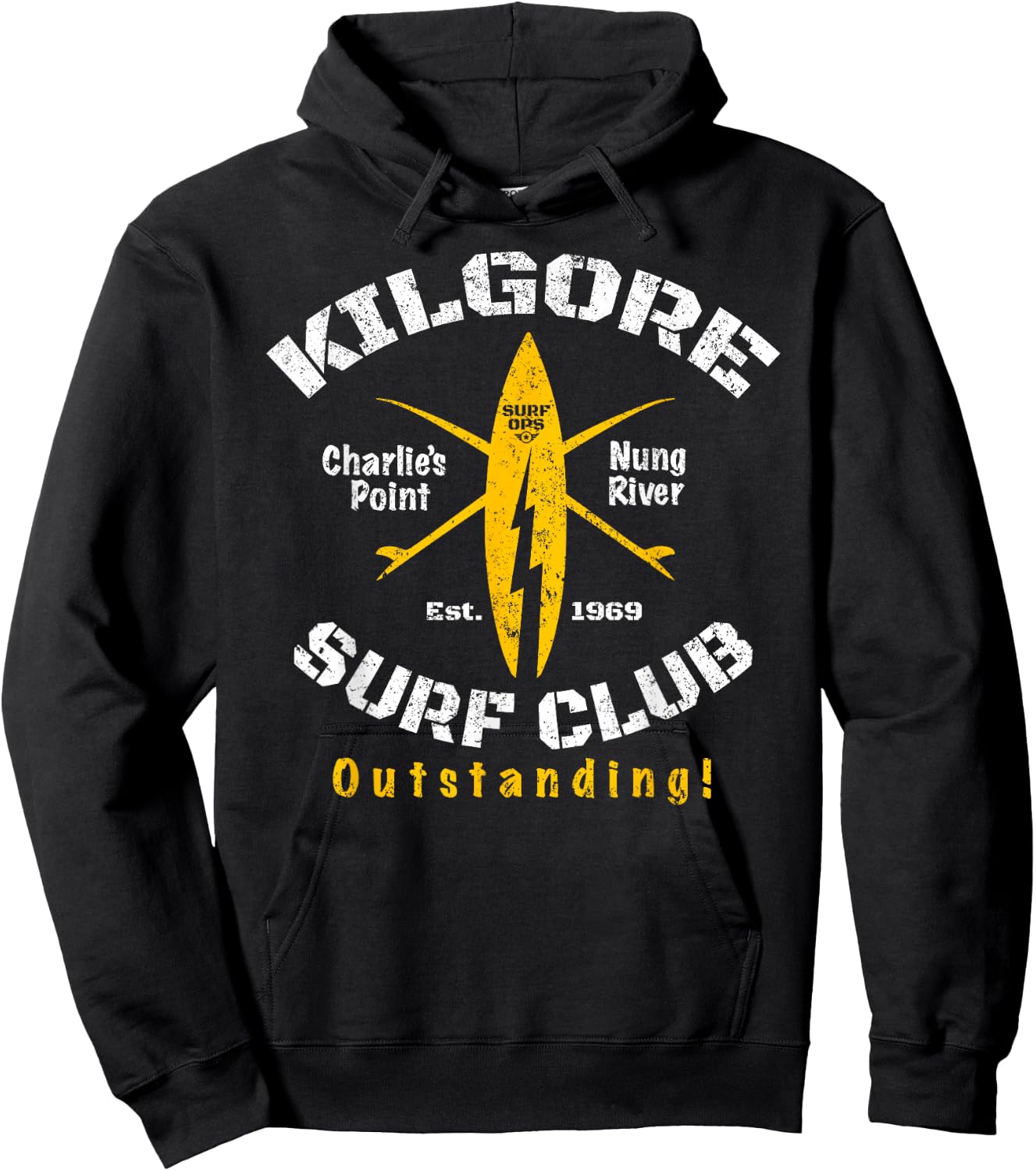 Surf Ops Kilgore Surf Club OUTSTANDING Hoodie - Hoodie | Black