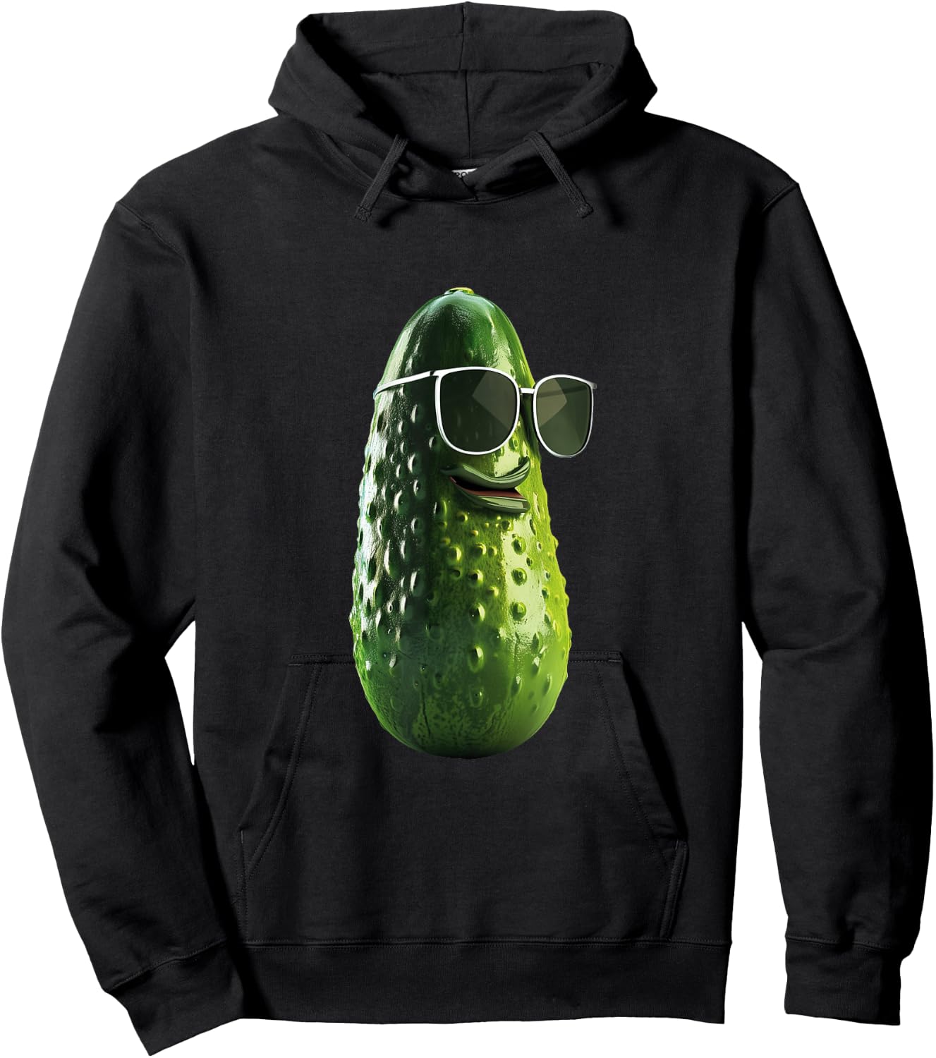 Funny Pickle , Small, Black Hoodie - Hoodie | Black