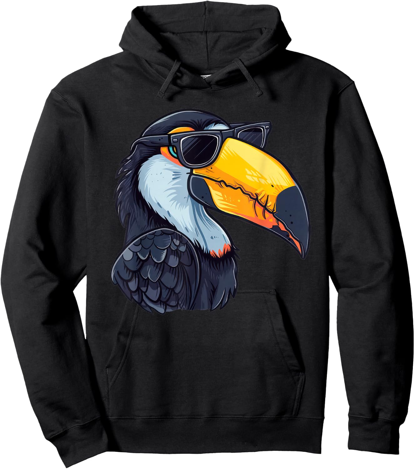 Ätoucan. Toucan Sunglasses Tucan , Small, Black Hoodie - Hoodie | Black