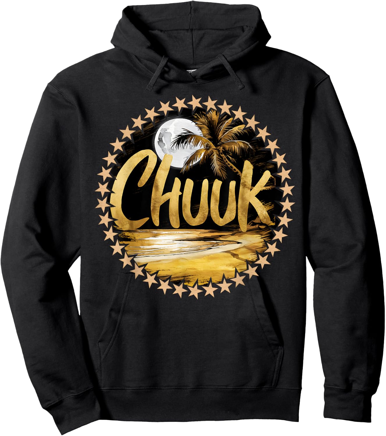 Nesian Heritage Chuukese Micronesia, Islander Chuuk , Small Hoodie - Hoodie | Black