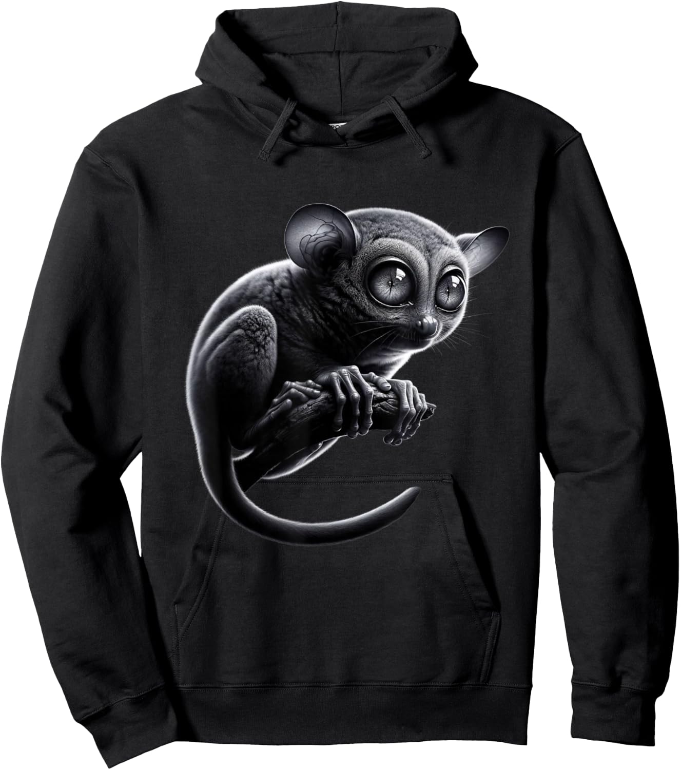 Cute Colorful Tarsier Art Phillippines Bohol Monkey Tarsier Hoodie - Hoodie | Black