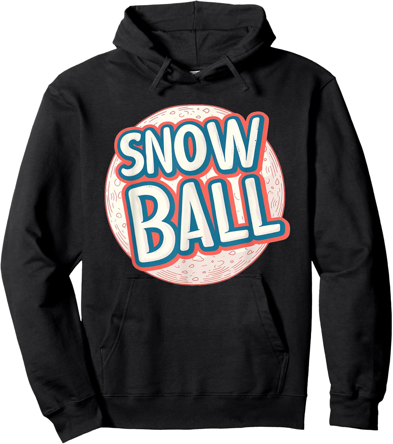 Pretty Snowball Costume for funny Adults and Kids Hoodie - Hoodie | Black