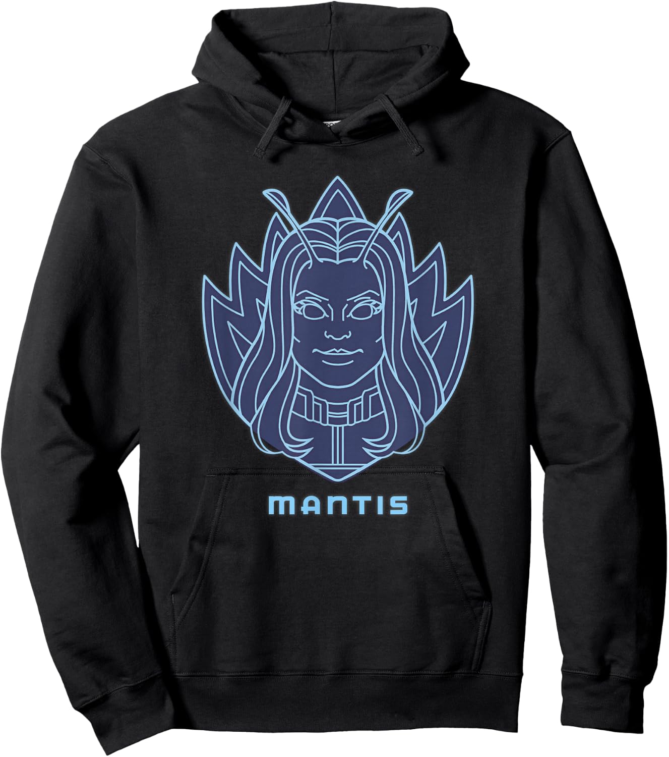 Marvel Guardians of the Galaxy Vol. 3 Mantis Line Art Badge Hoodie - Hoodie | Black