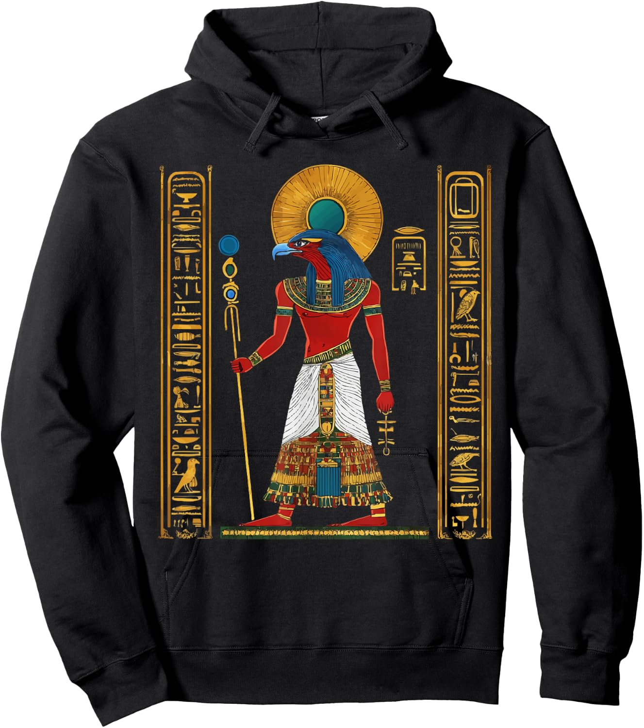 Thoth Egyptian God Egyptian Mythology Pyramid Ancient Egypt Hoodie - Hoodie | Black