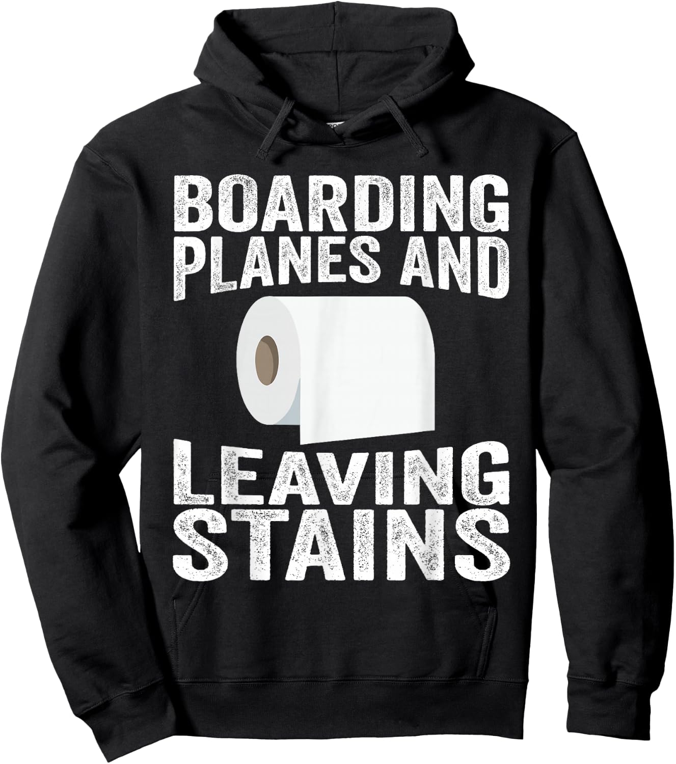Boarding Planes Leaving Stains Funny Embarrassing Airport Hoodie - Hoodie | Black