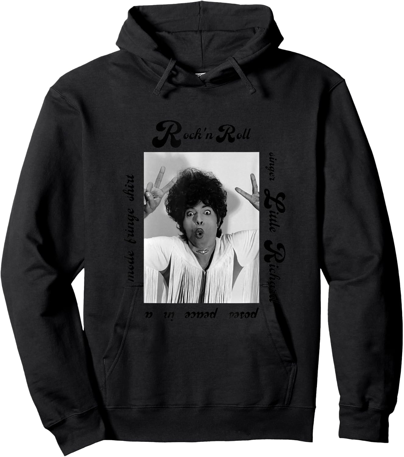 Little Richard_001 Hoodie - Hoodie | Black