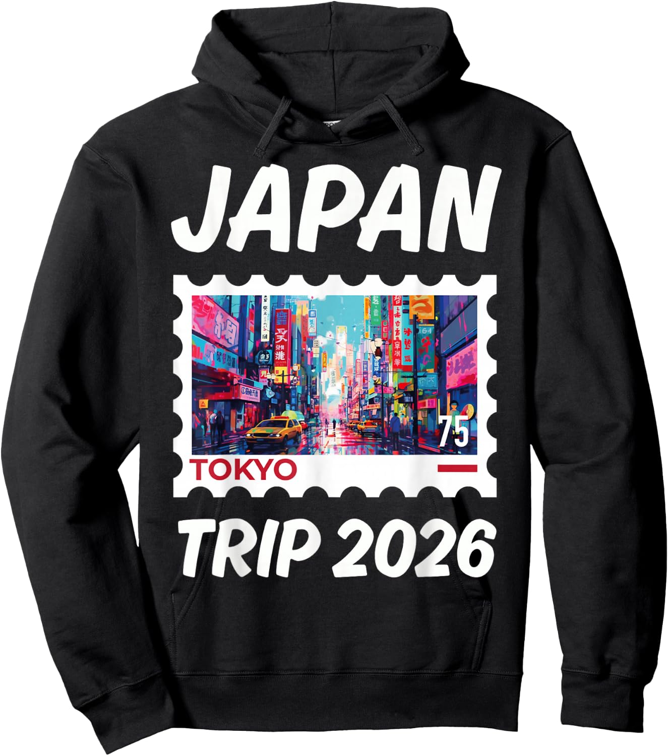 Japan Trip 2026! Matching Tokyo Vacation Hoodie - Hoodie | Black