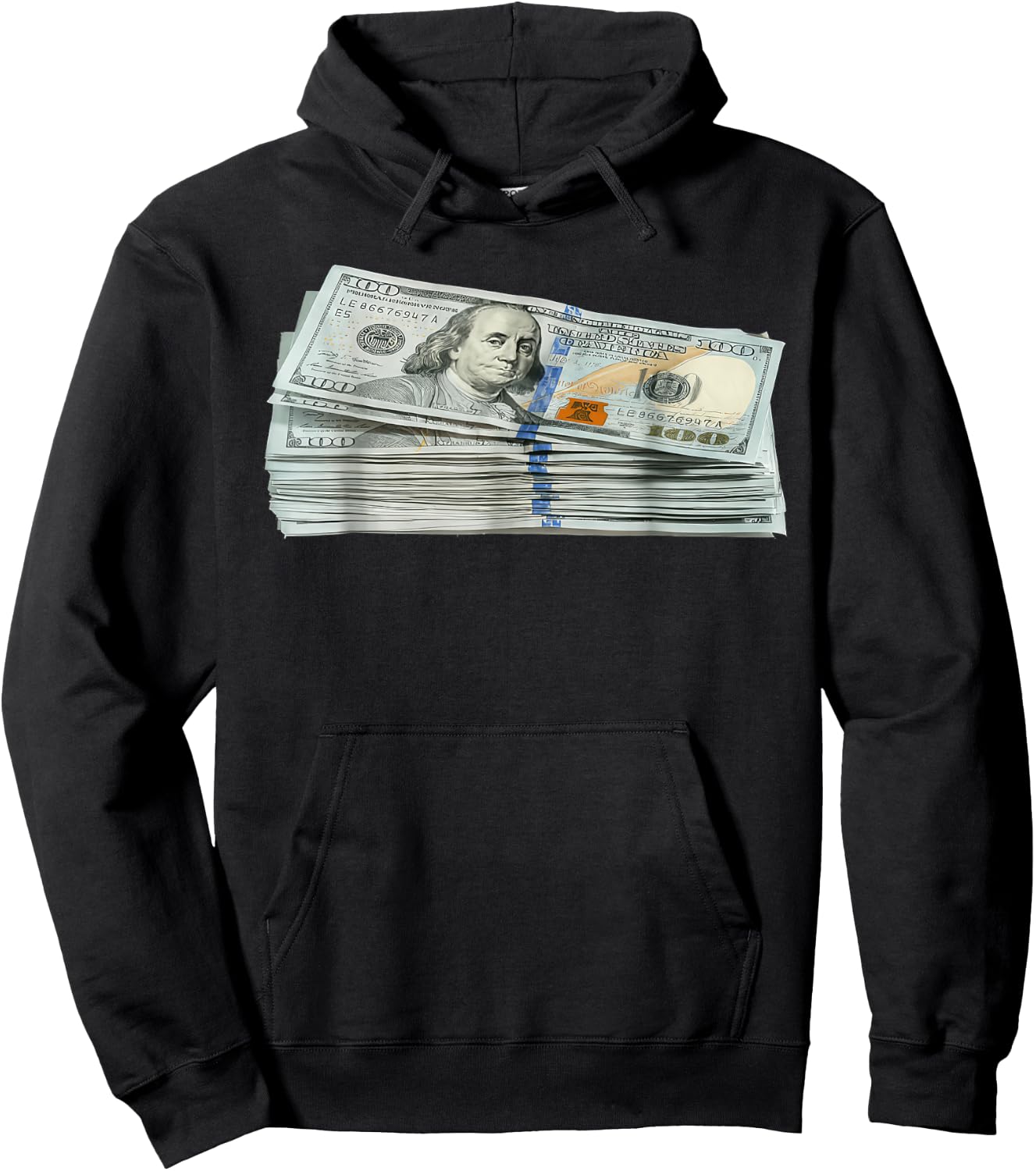 The Official $100 Dollar Bill Baller Design Women Hoodie - Hoodie | Black