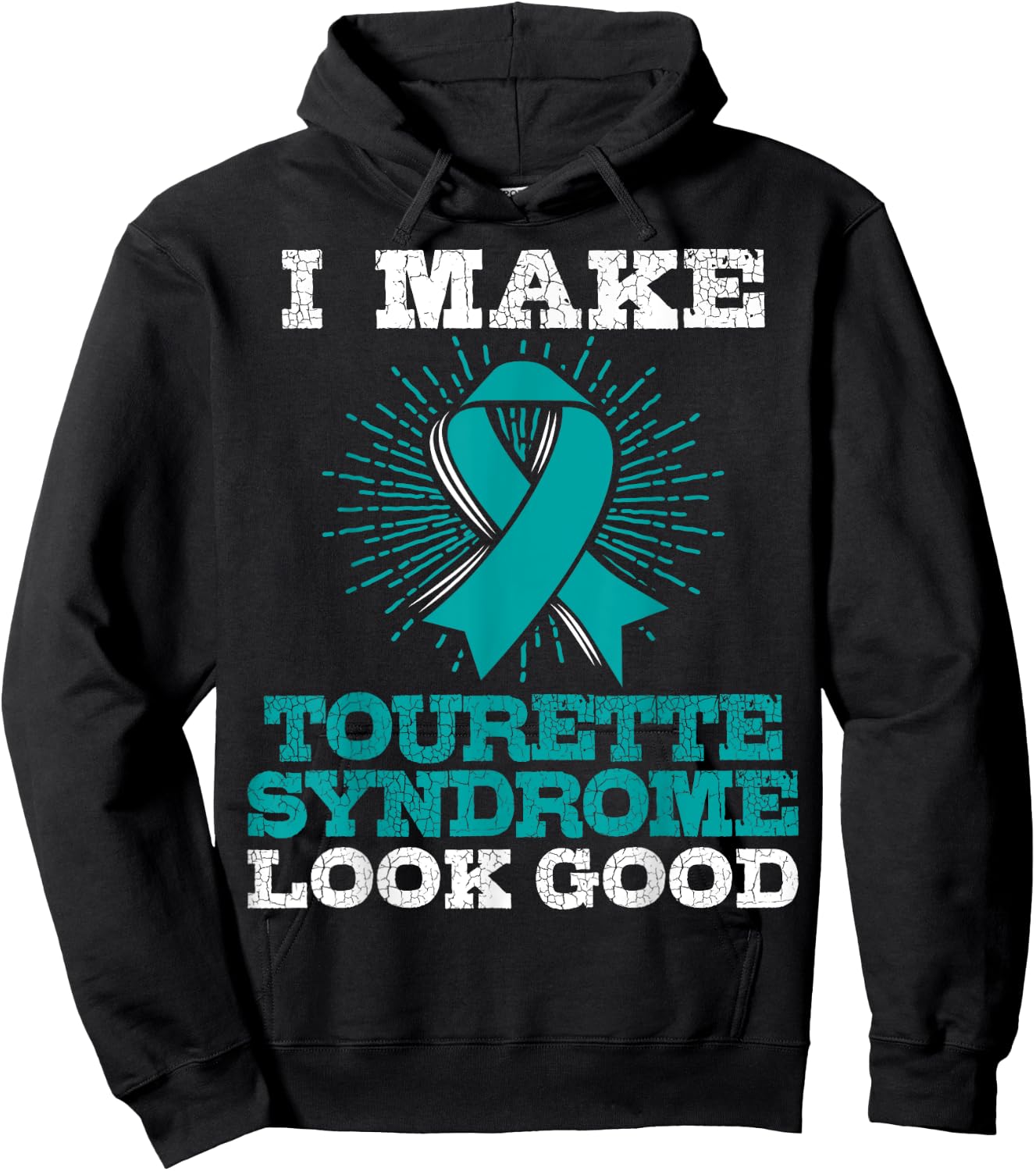 Tourette's Syndrome T Shirt - TS Awareness Gift Hoodie - Hoodie | Black