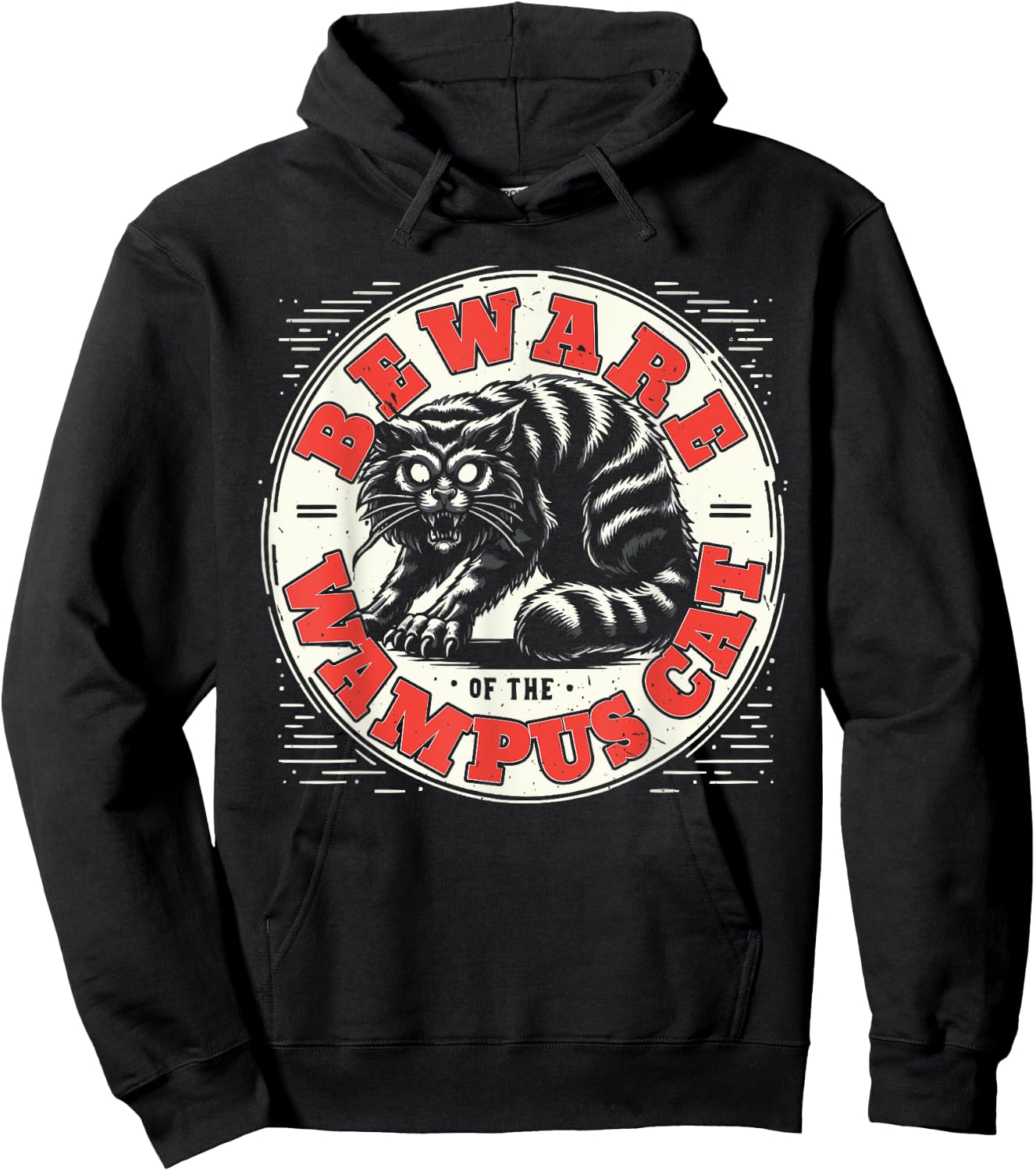 Wampus Cat American Folklore Cryptozoology Cryptid Hoodie - Hoodie | Black