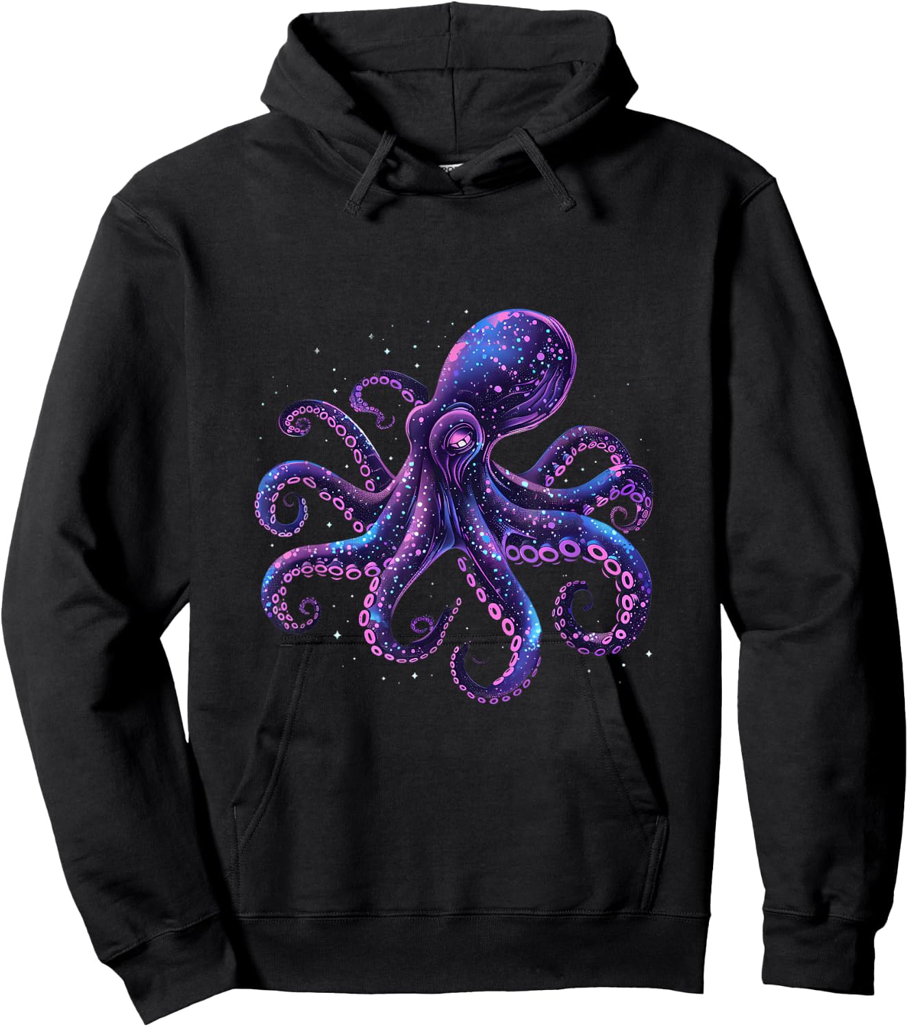 Octopus Artwork Ocean Sea Animal Lover Sea Ocean Octopus Hoodie - Hoodie | Black