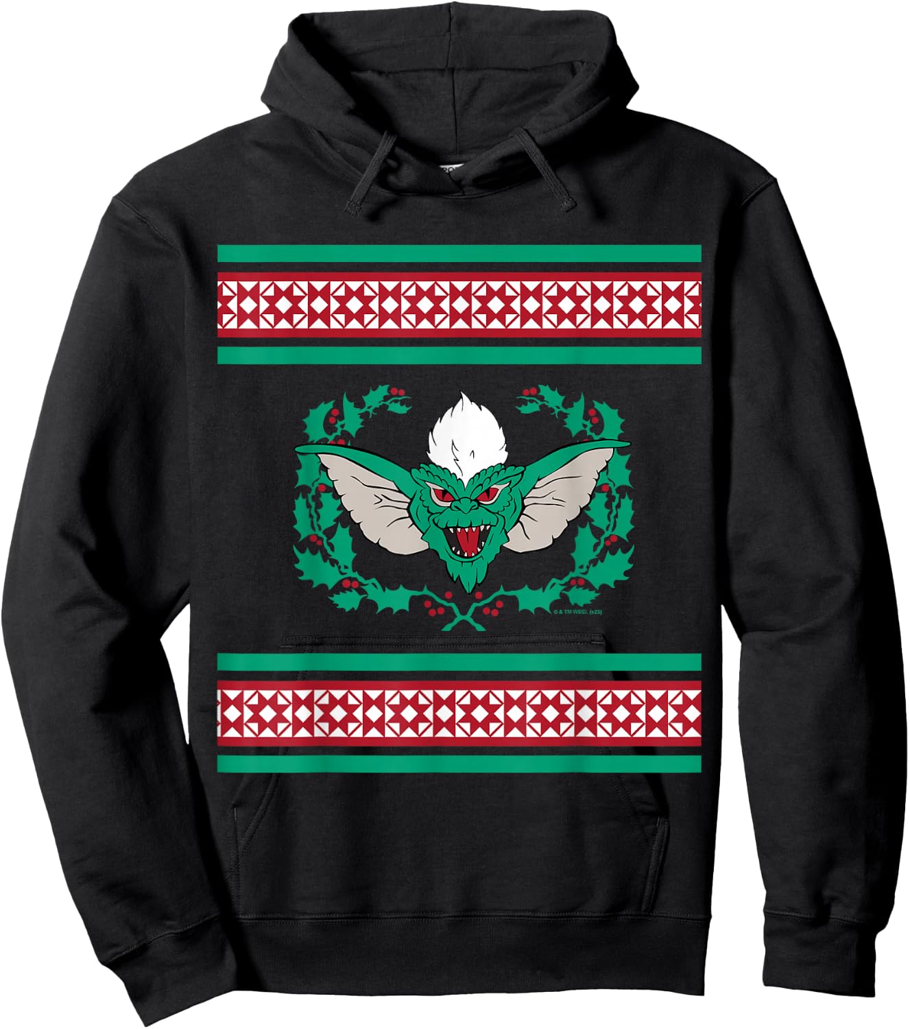 Gremlins - After Midnight Sweater Pattern Hoodie - Hoodie | Black