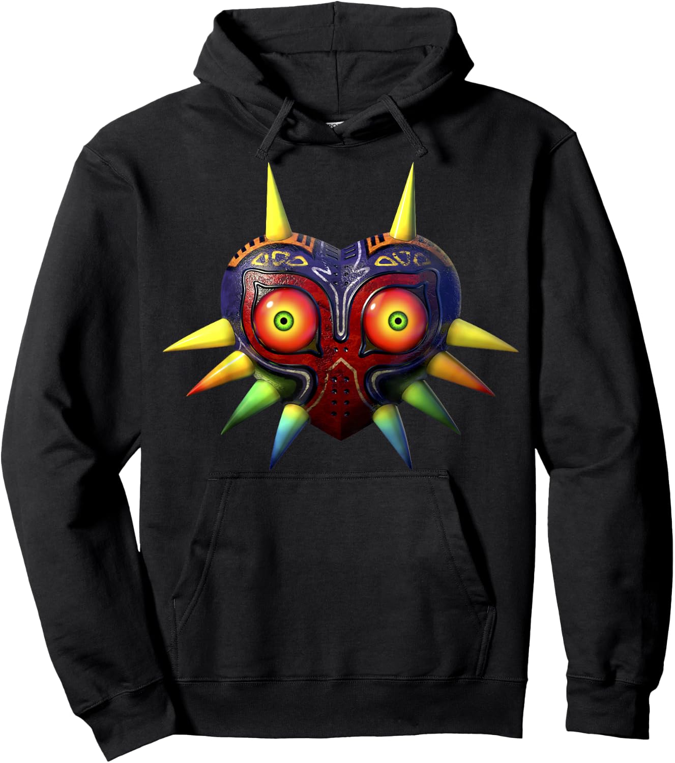Legend Of Zelda Majoras Mask Portrait Hoodie - Hoodie | Black