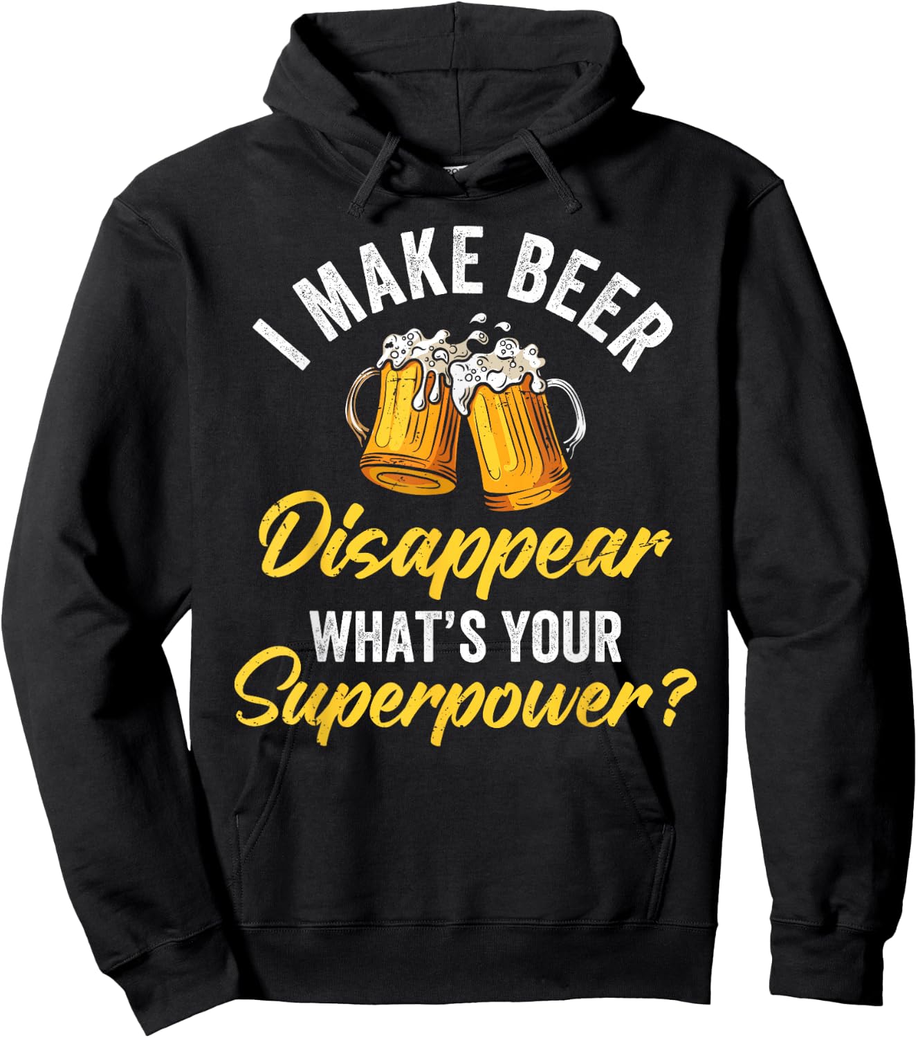 Ich Lasse Bier Verschwinden Superkraft Beer Party Beer Hoodie - Hoodie | Black