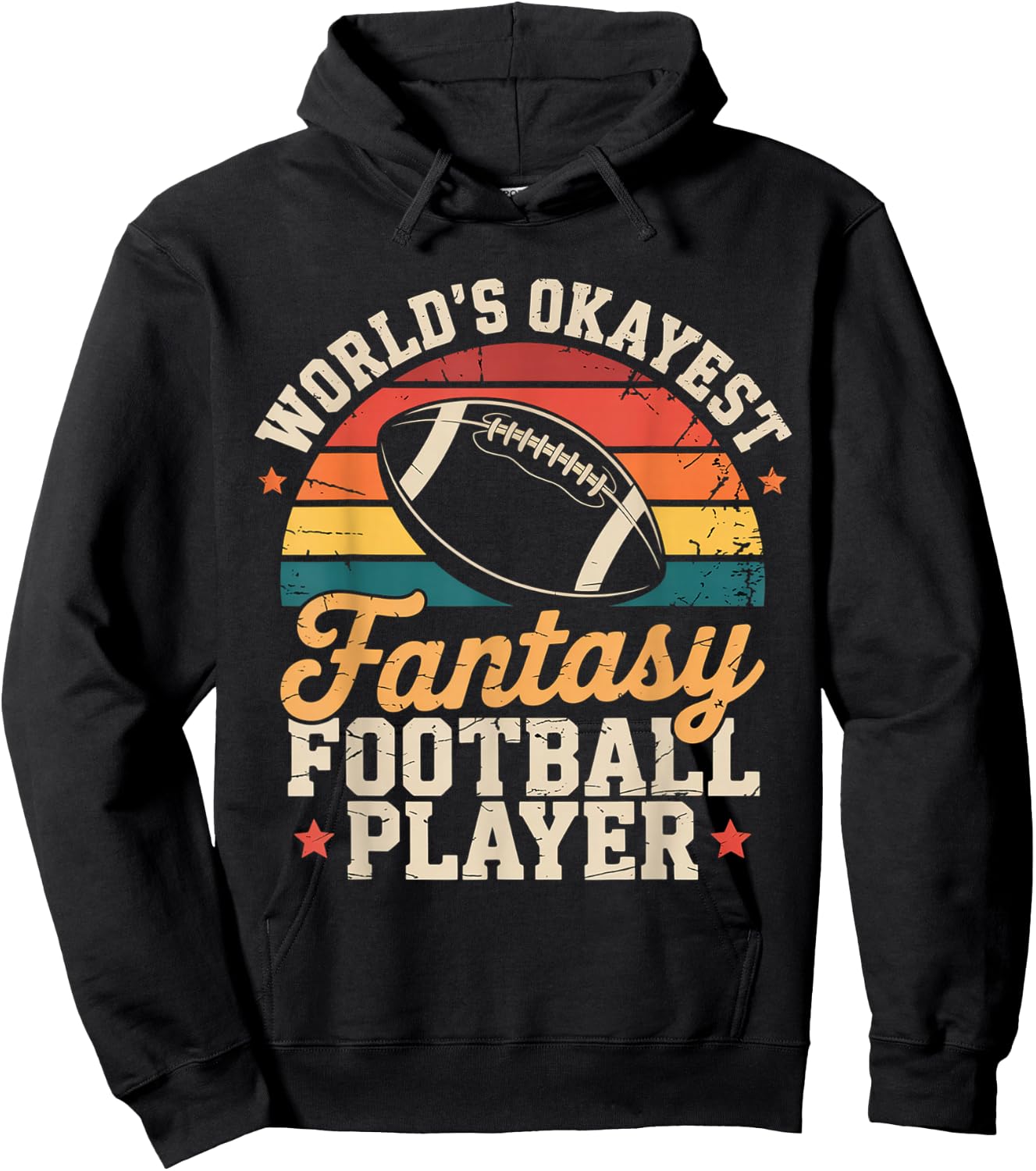 Funny Fantasy Football Player Outfit - Fantasy Football Hoodie - Hoodie | Black