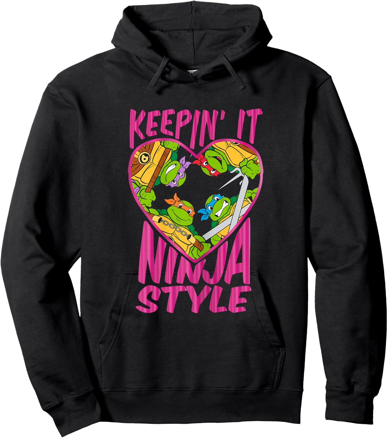Teenage Mutant Ninja Turtles Keepin' It Ninja Style Hoodie - Hoodie | Black