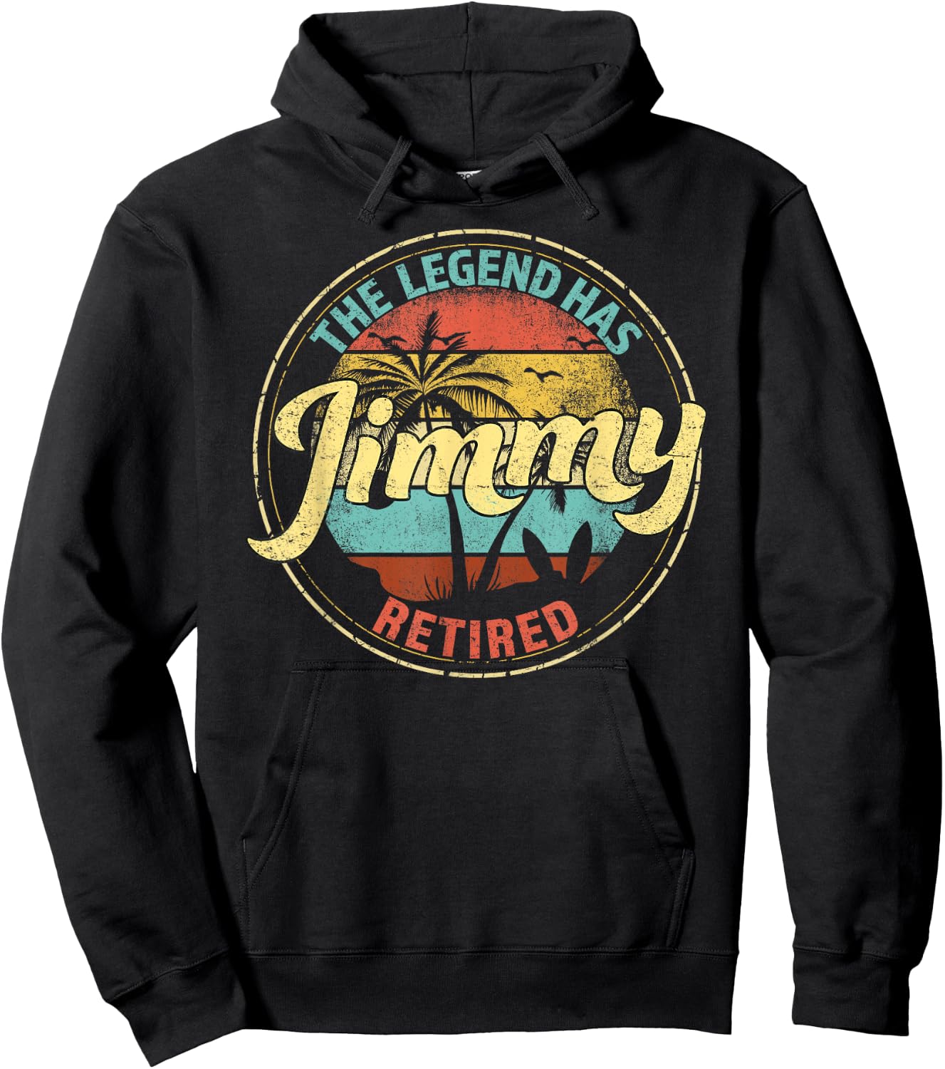 Jimmy Legend Has Retired Personalized Retirement Hoodie - Hoodie | Black