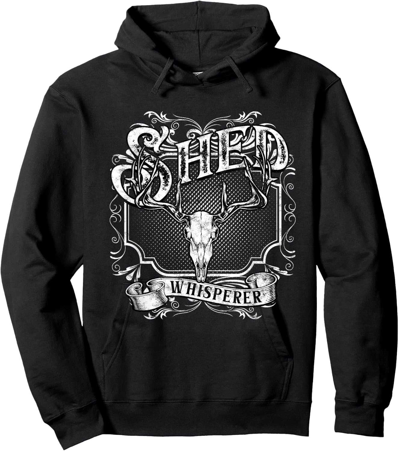 Shed Hunting Shed Hunter Shed Whisperer Hoodie - Hoodie | Black