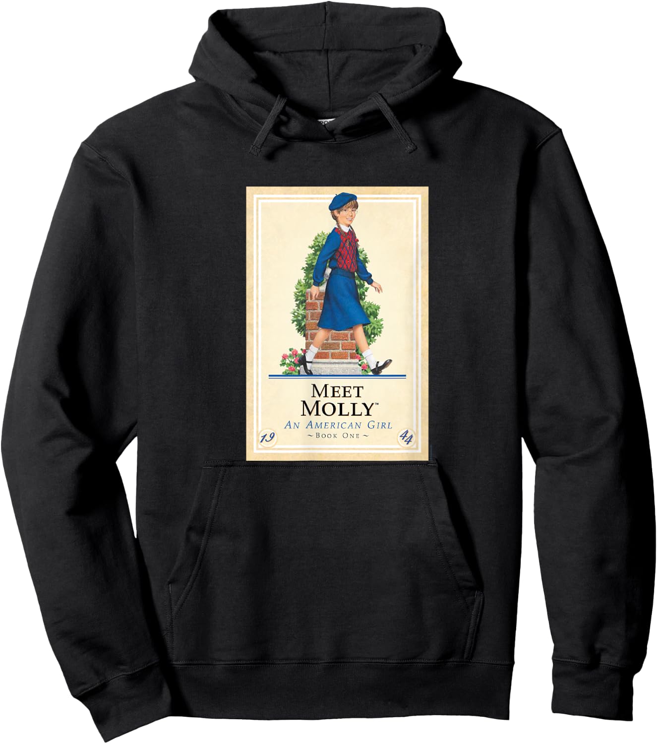American Girl - Meet Molly Book Cover Hoodie - Hoodie | Black