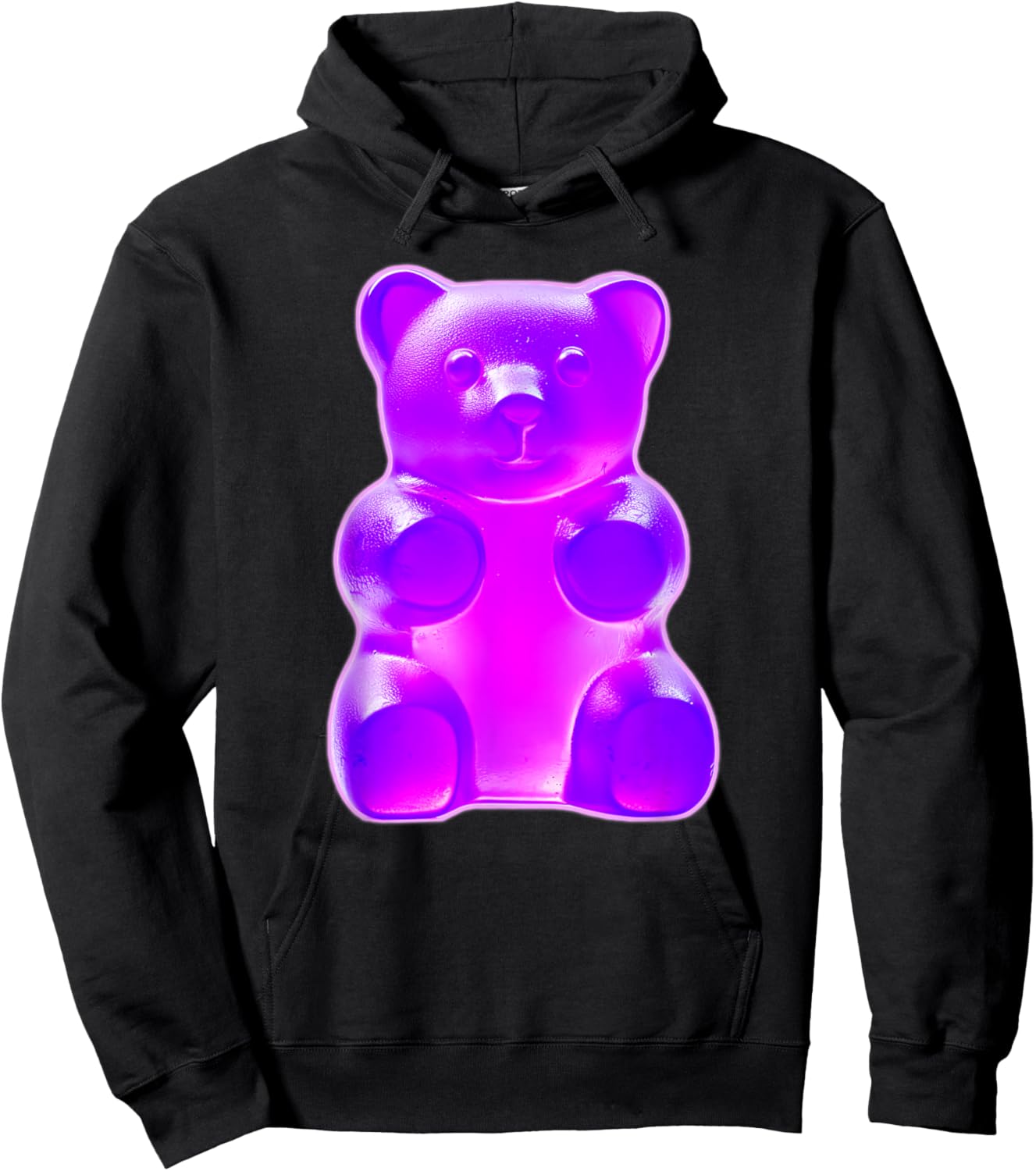 Purple Gummy Bear Hoodie - Hoodie | Black