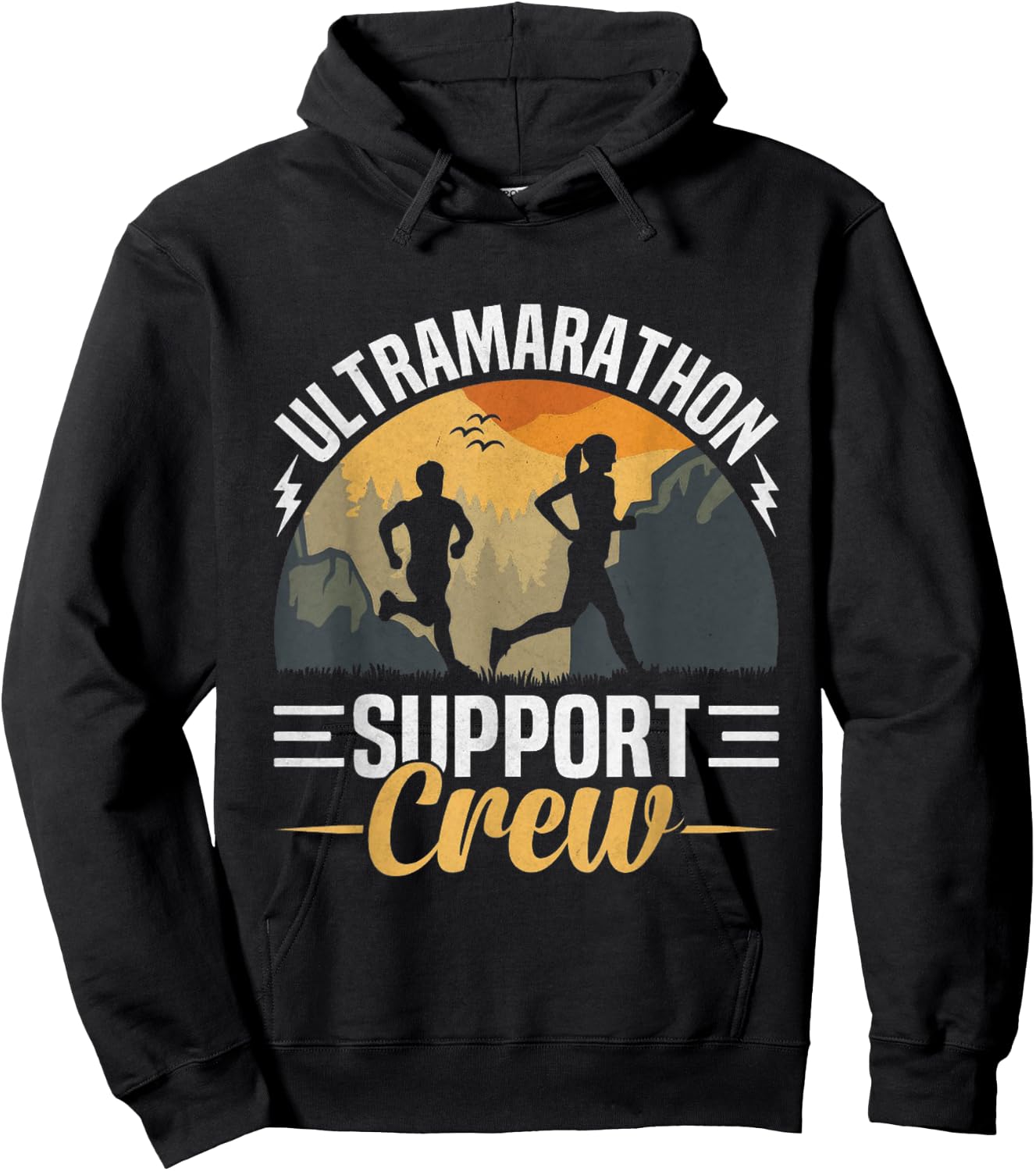 Ultra Marathon Running 50 Miles Runner Ultrarunning Hoodie - Hoodie | Black