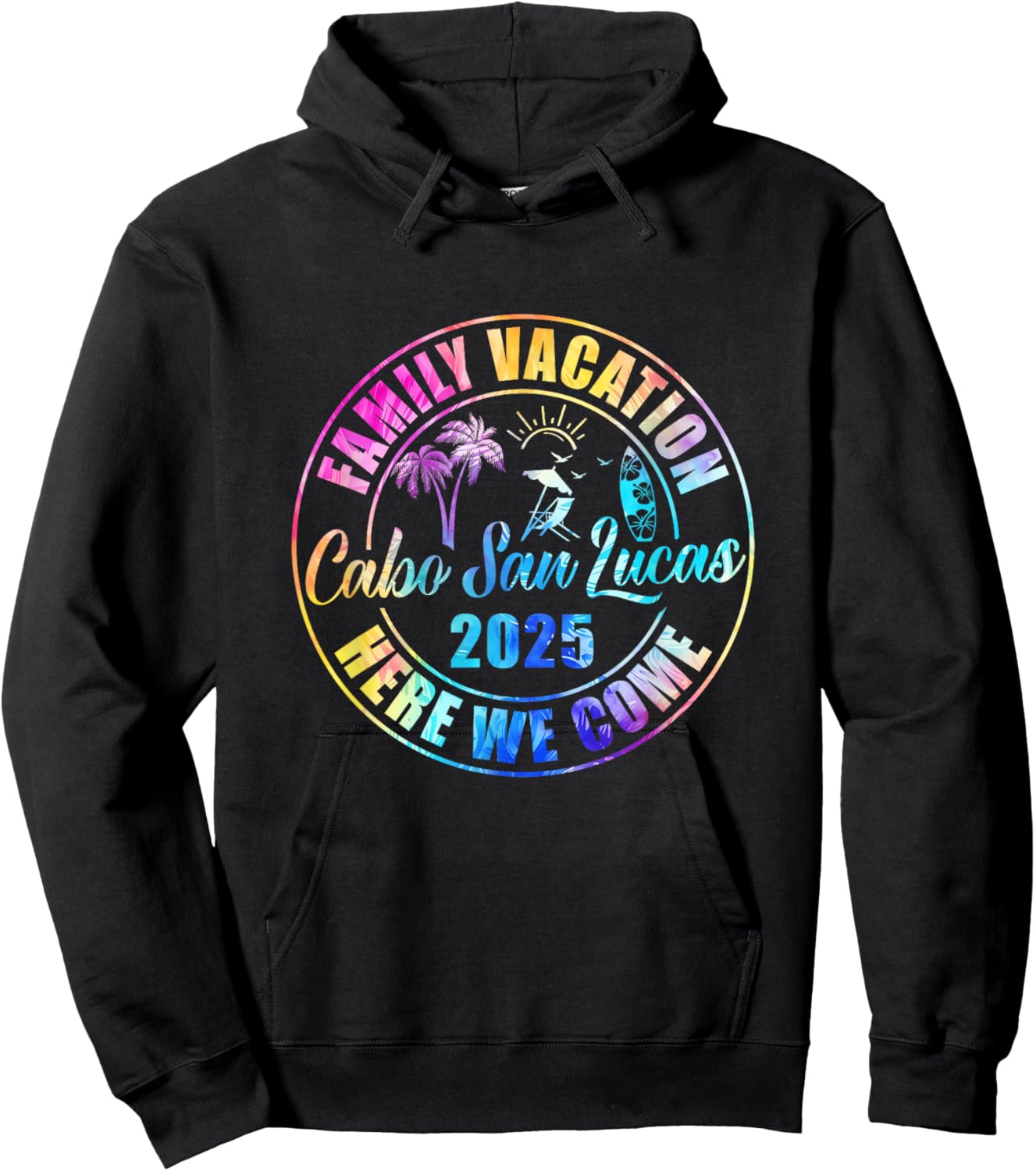 Cabo San Lucas Mexico Souvenir Family Vacation 2025 Hoodie - Hoodie | Black