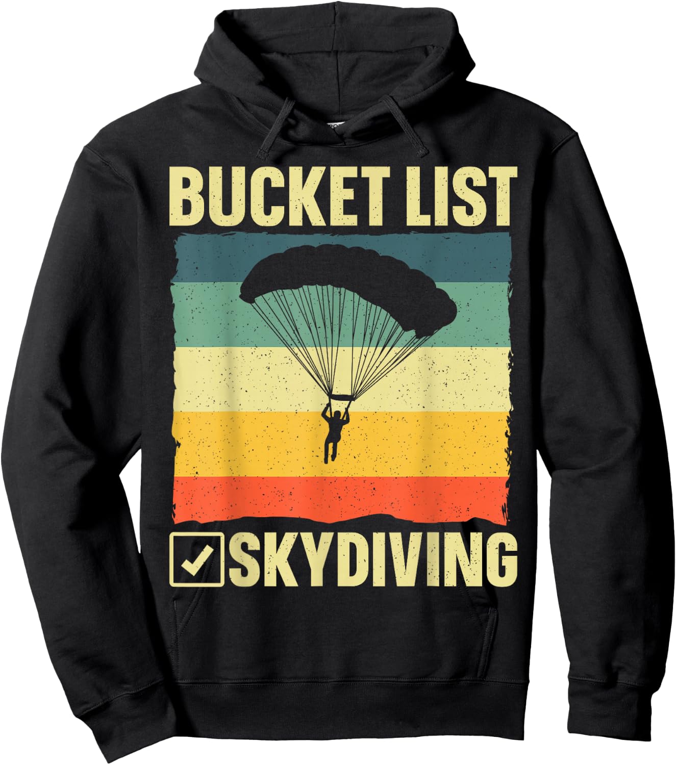 Funny Skydiving Art Women Skydiver Sky Diving Lover Hoodie - Hoodie | Black